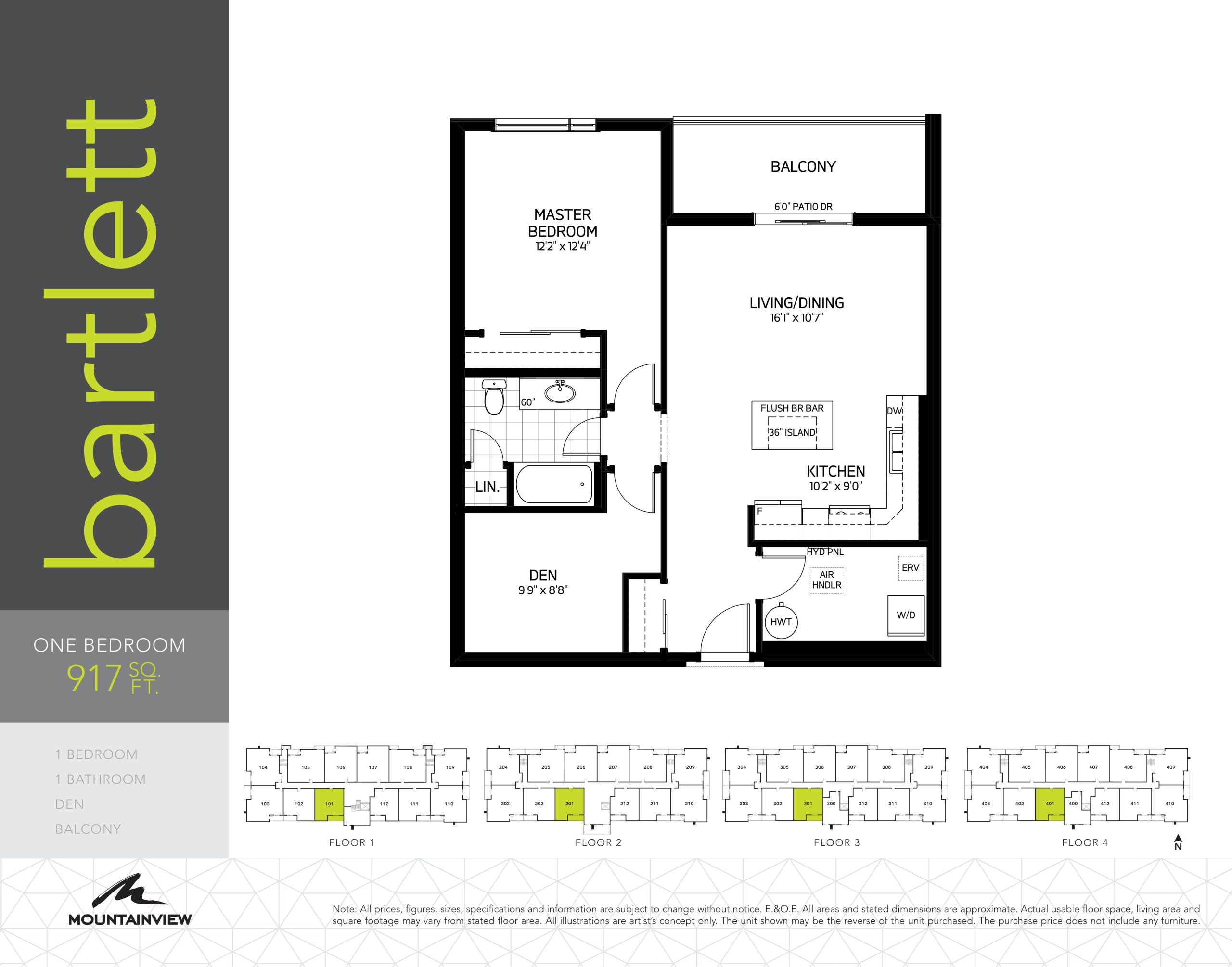 Bartlett floor plan