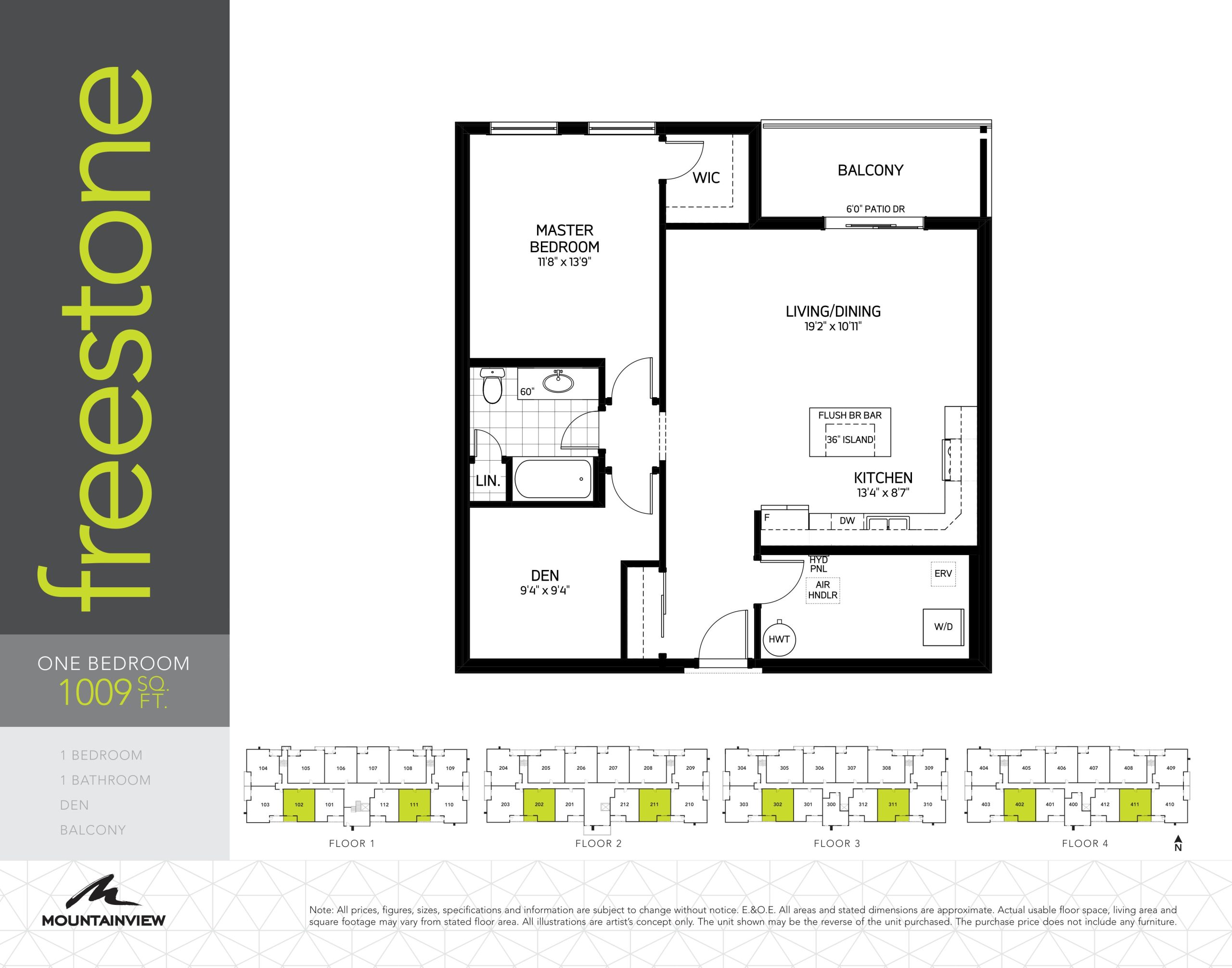 Freestone floor plan