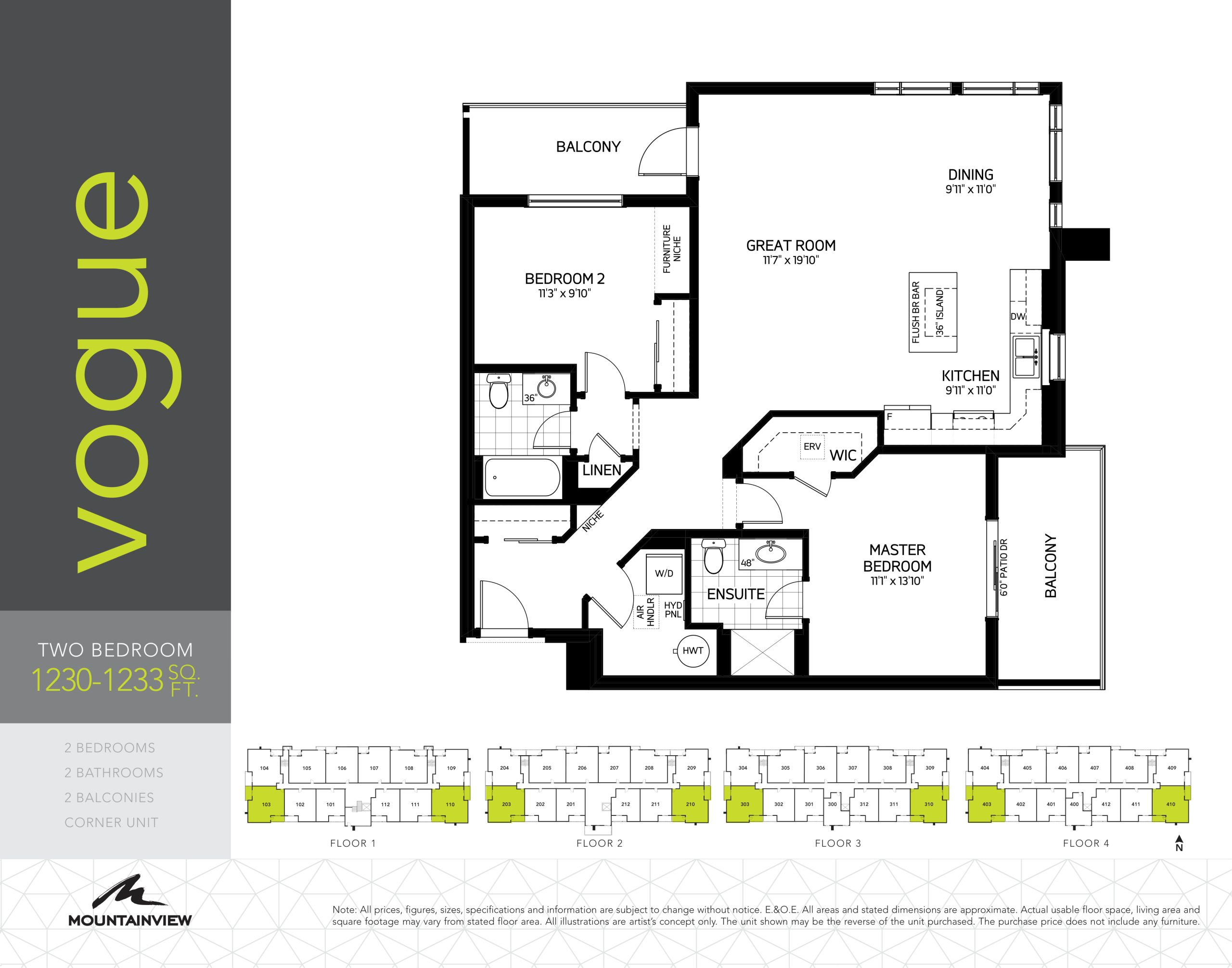 Vogue floor plan