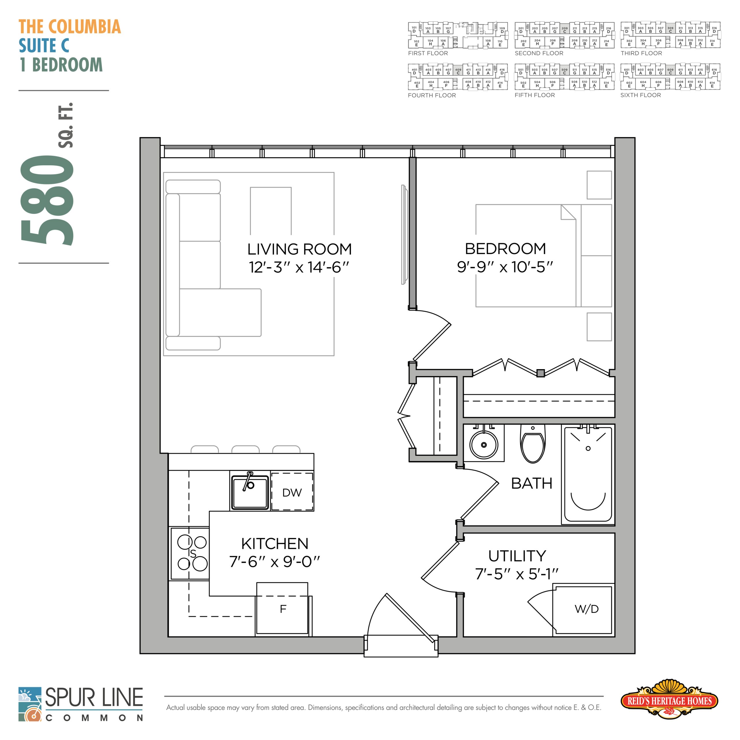 The Columbia floor plan