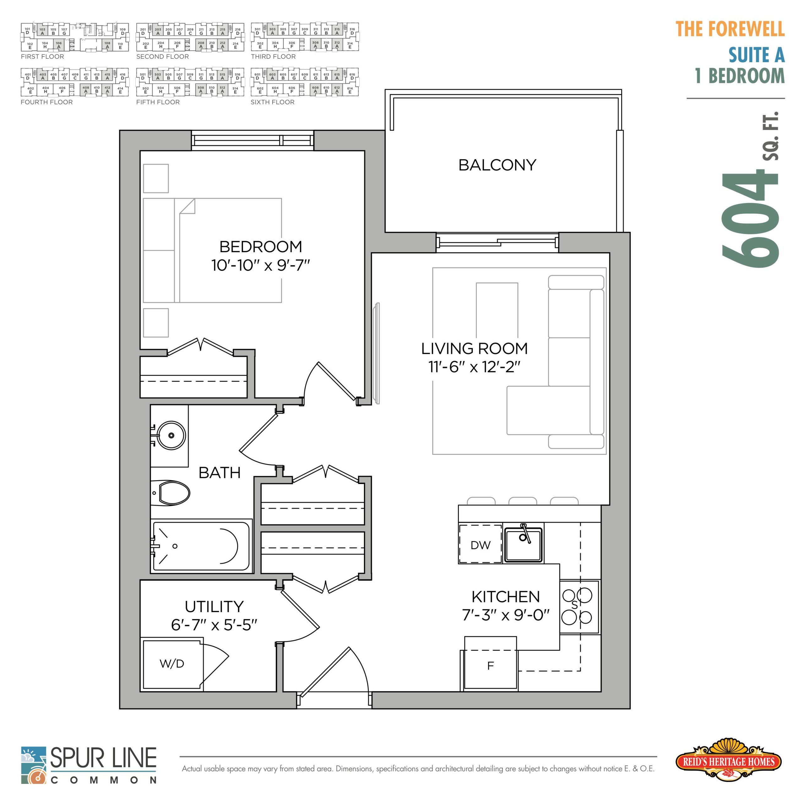 The Forewell floor plan
