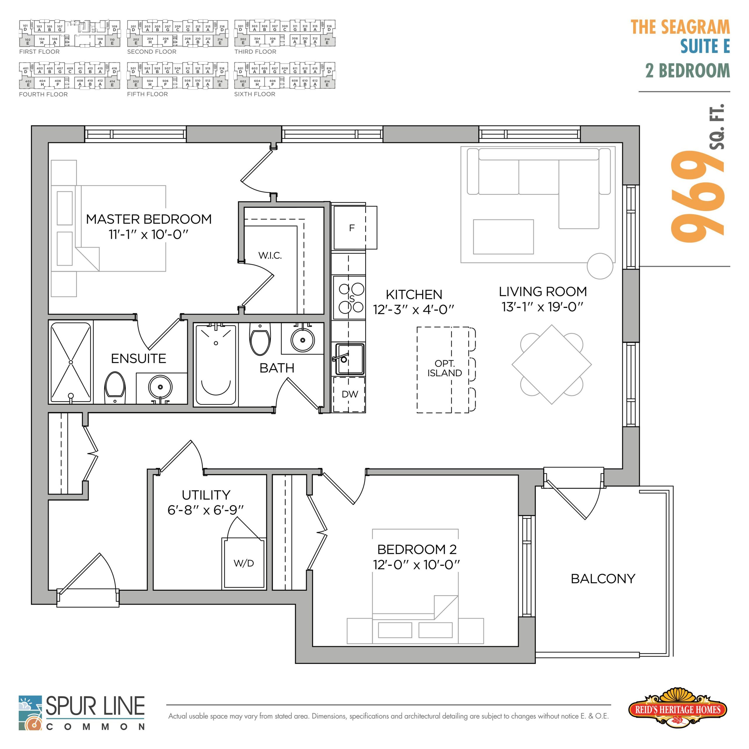 The Seagram floor plan