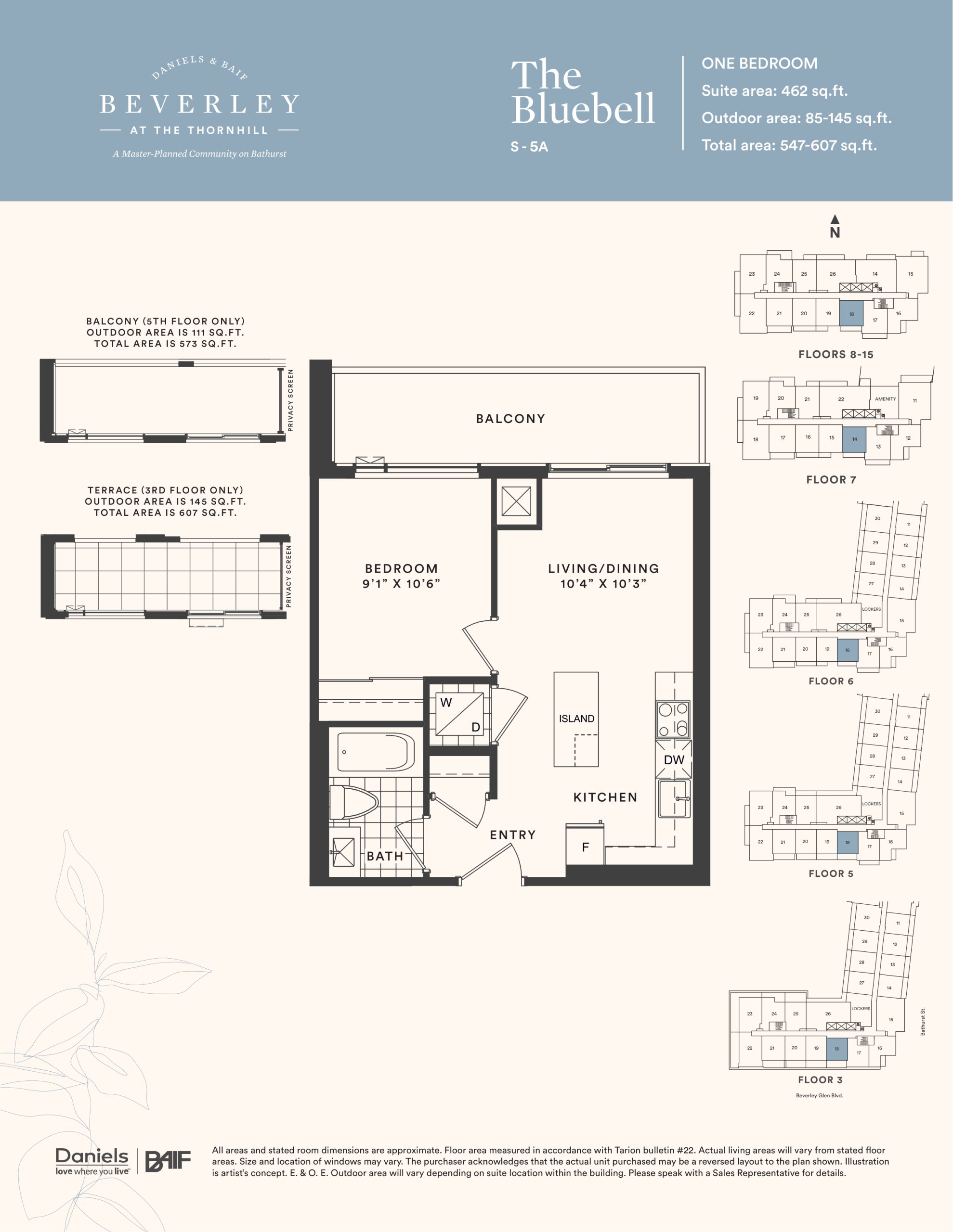The Bluebell floor plan