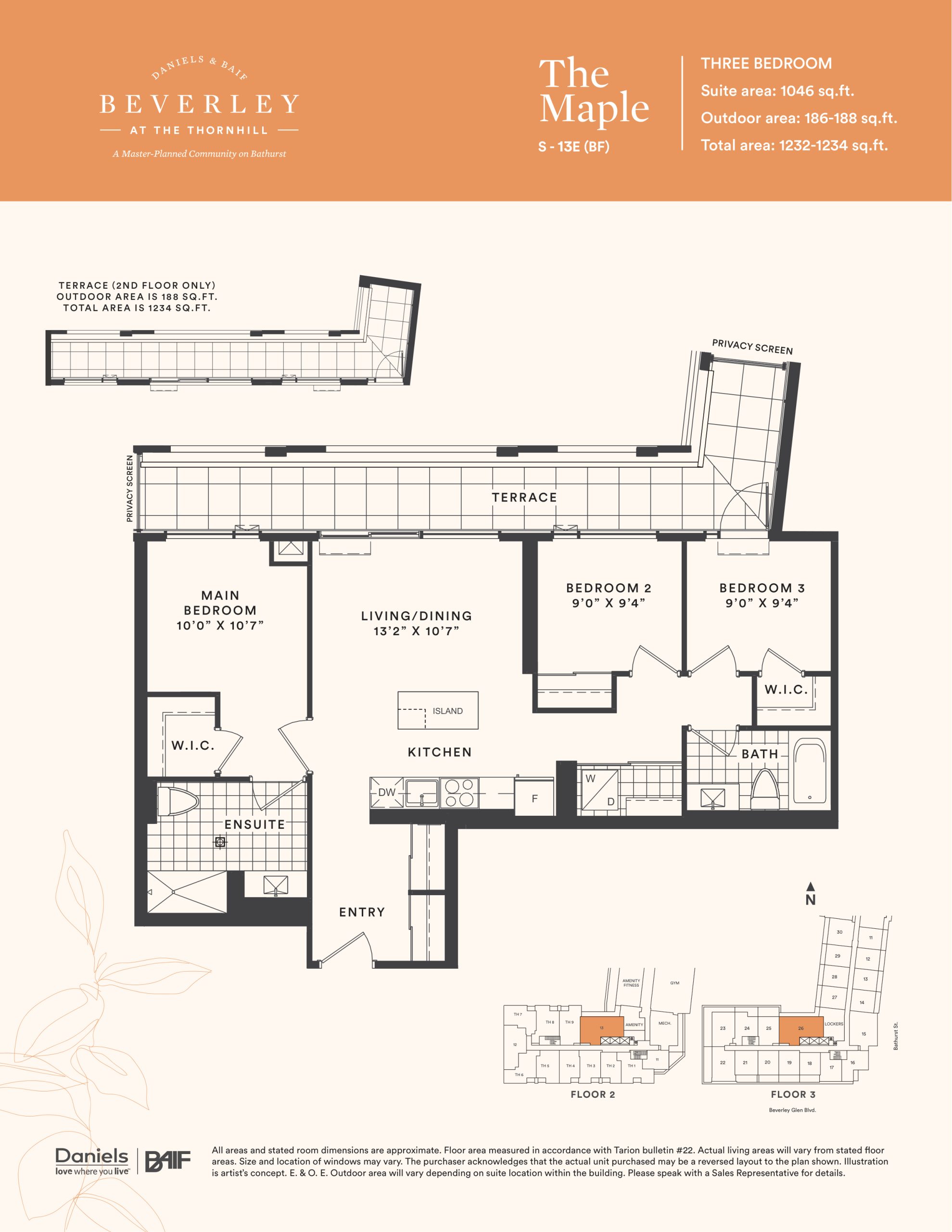 The Maple floor plan