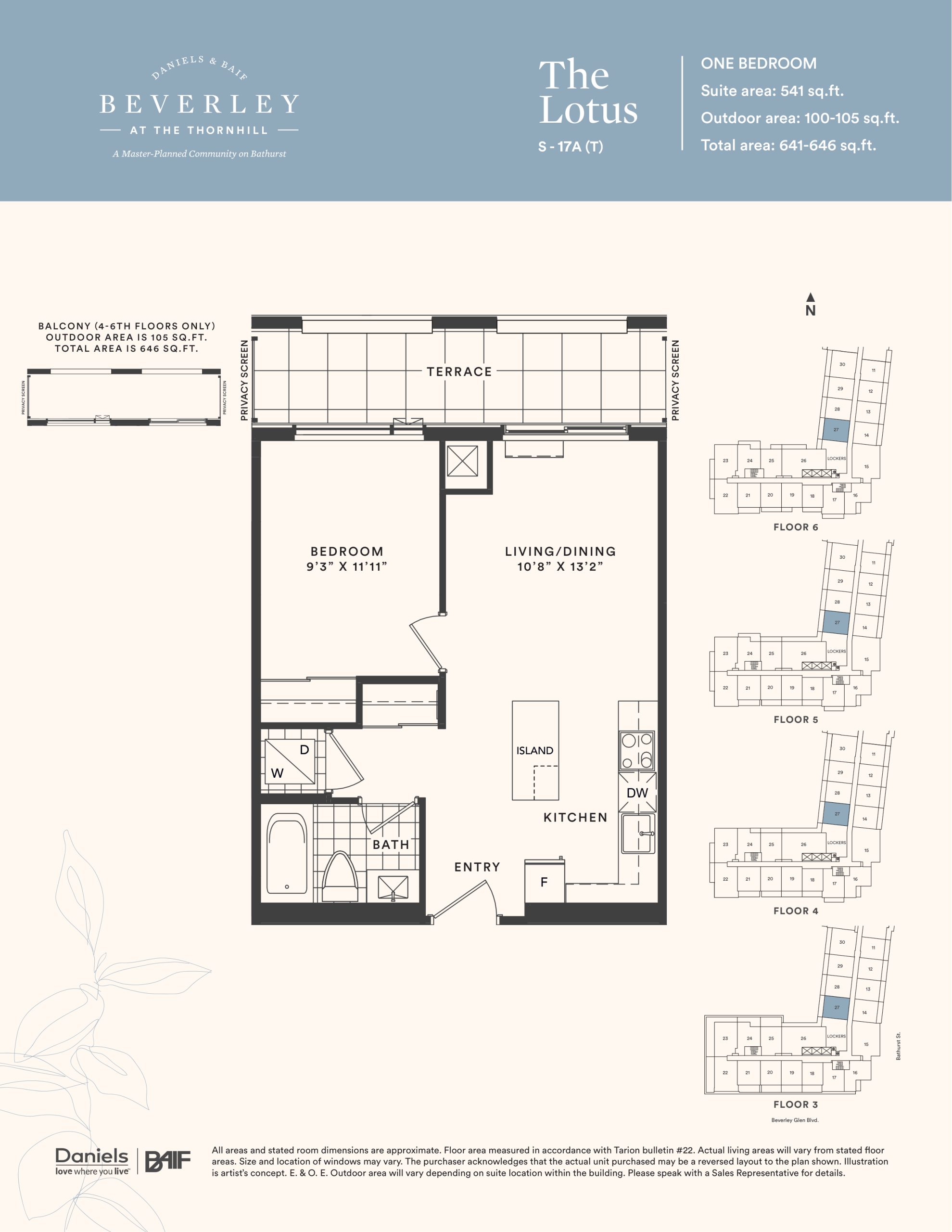 The Lotus floor plan