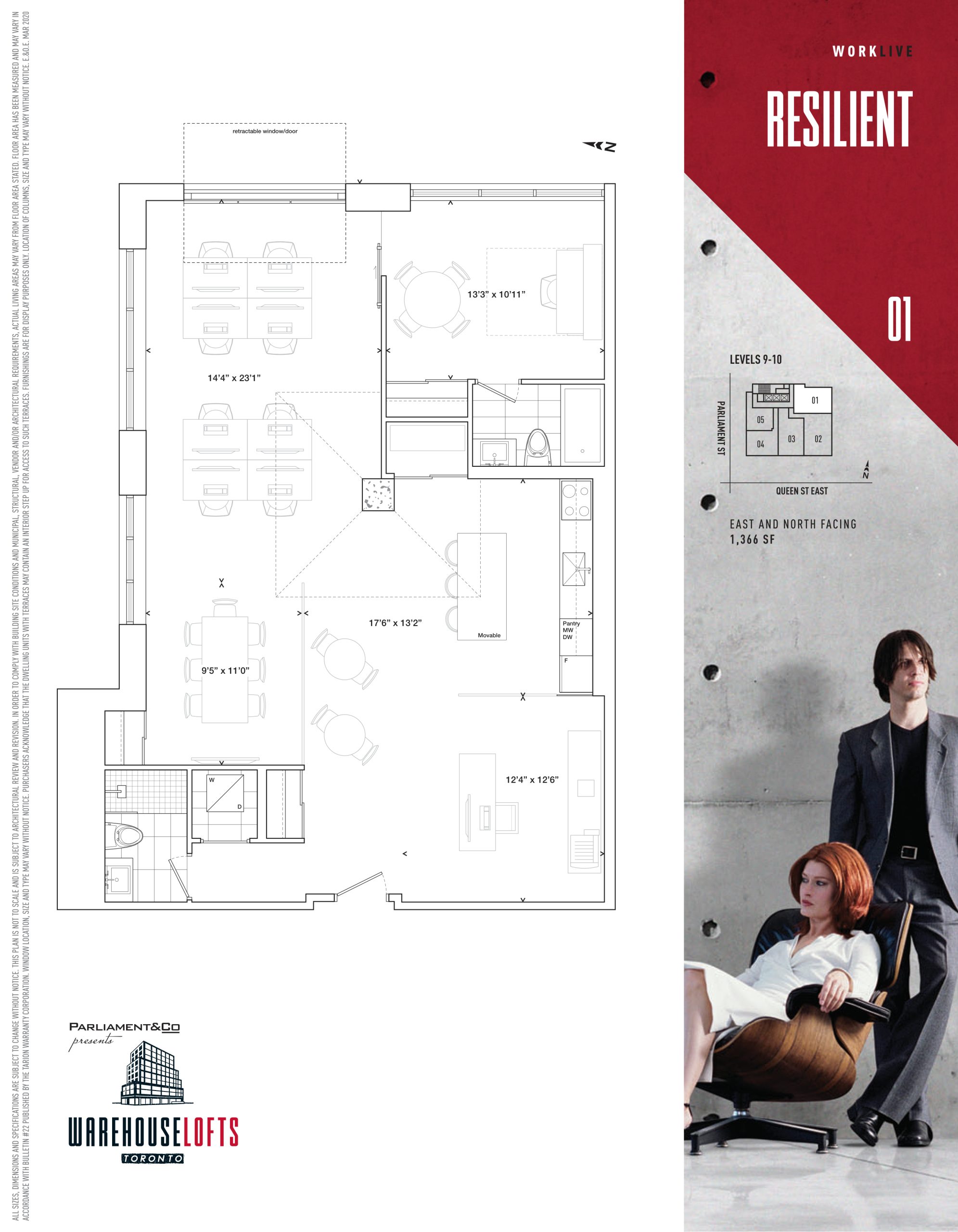 Resilient - 1.5BR floor plan