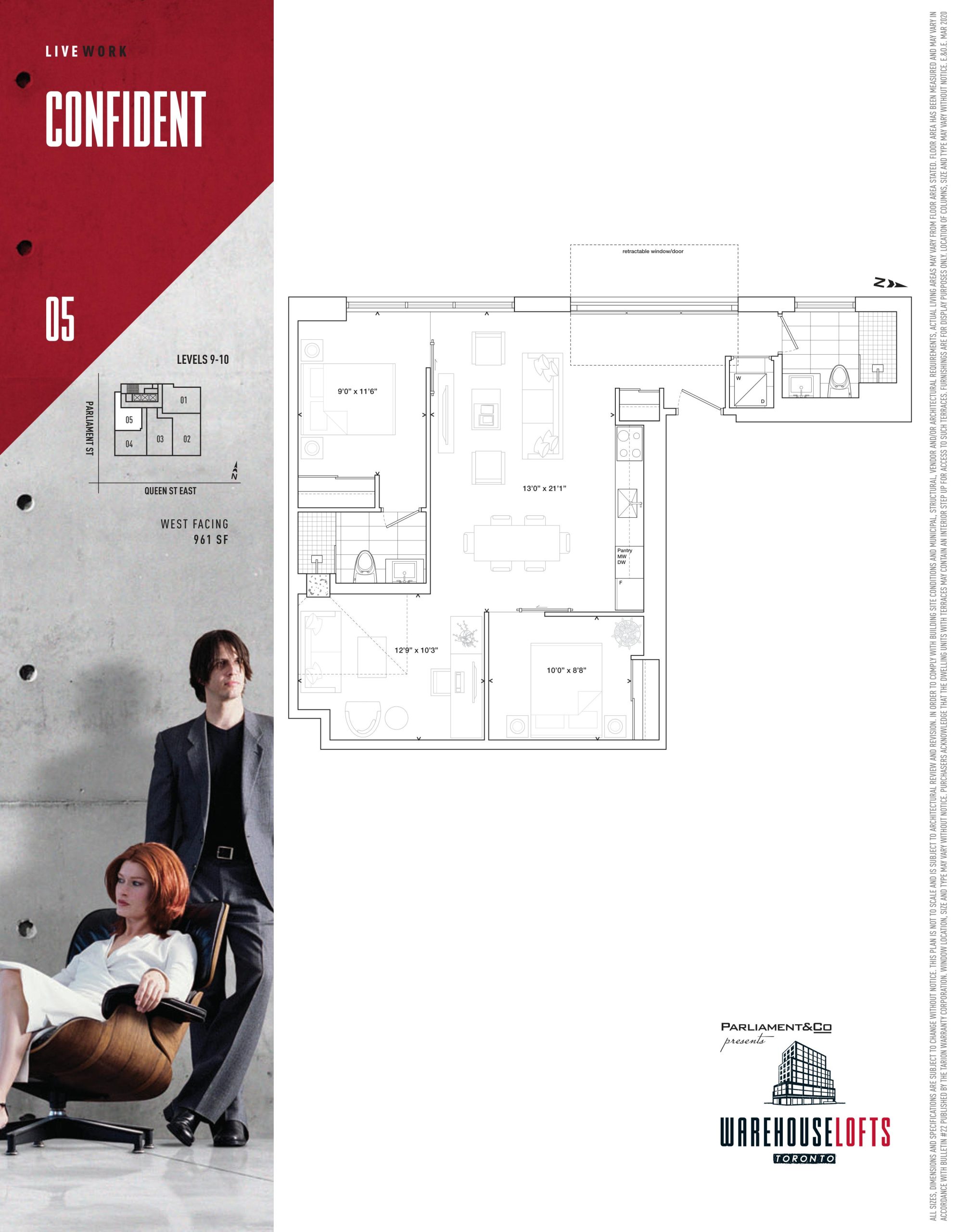 Confident - 2BR floor plan