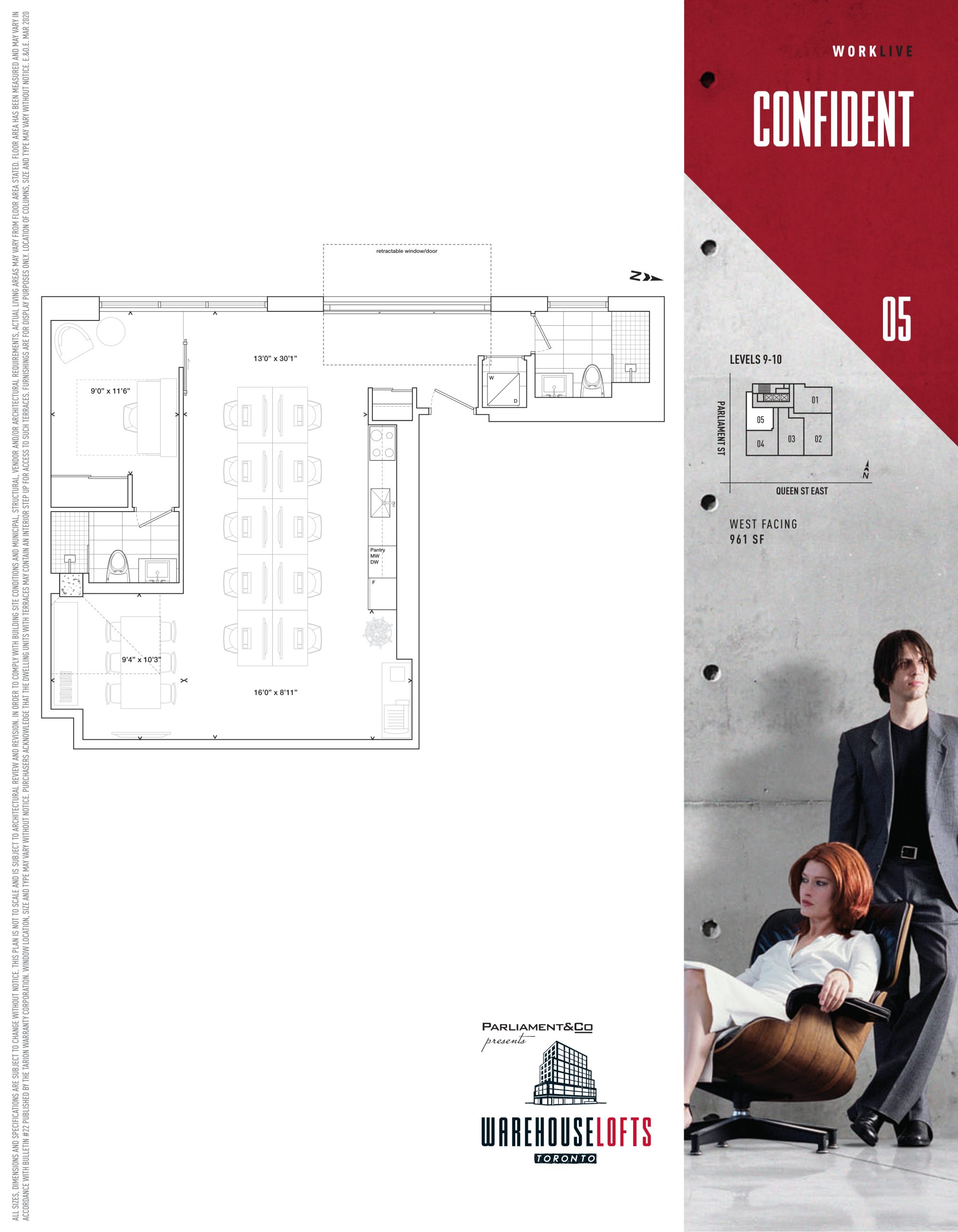 Confident - 1.5BR floor plan