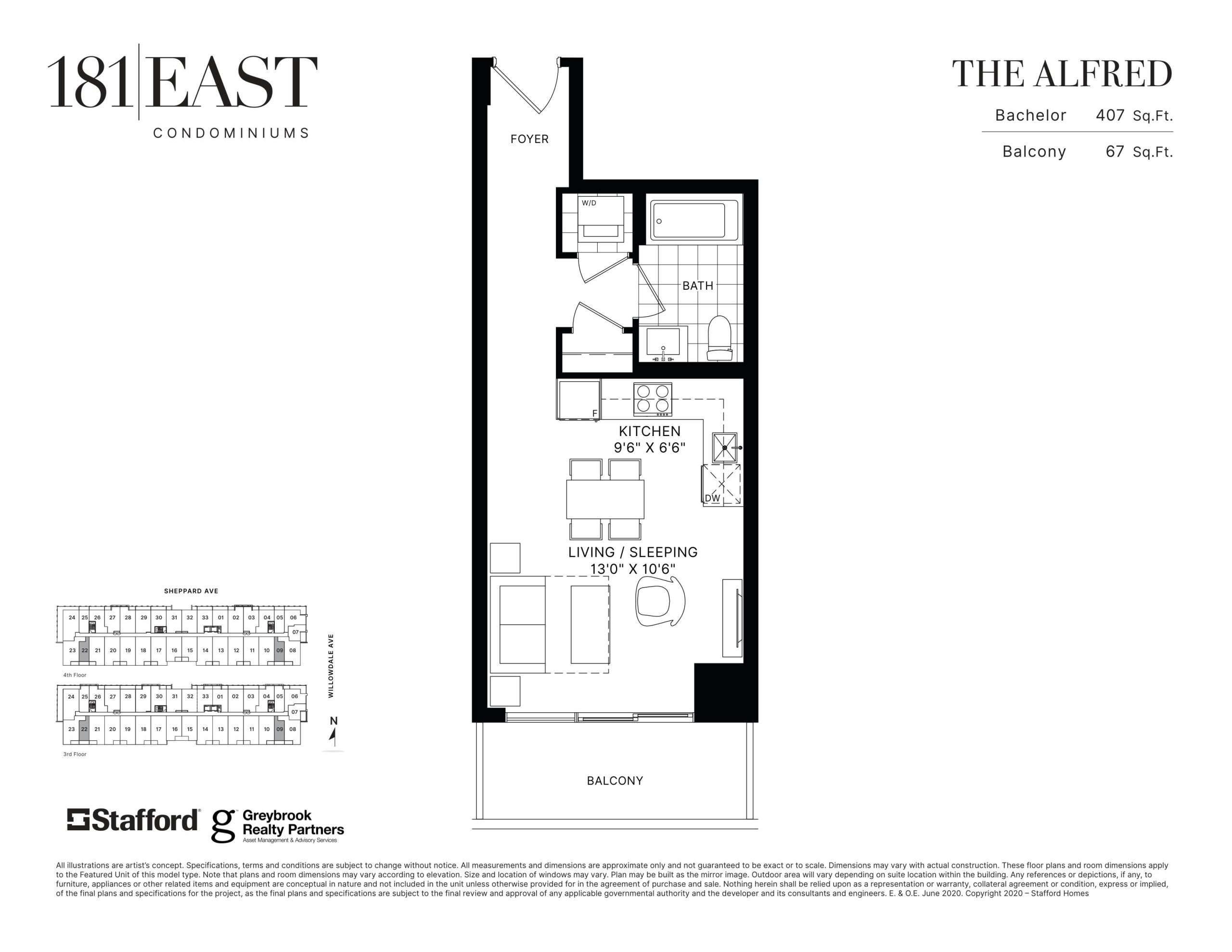The Alfred floor plan