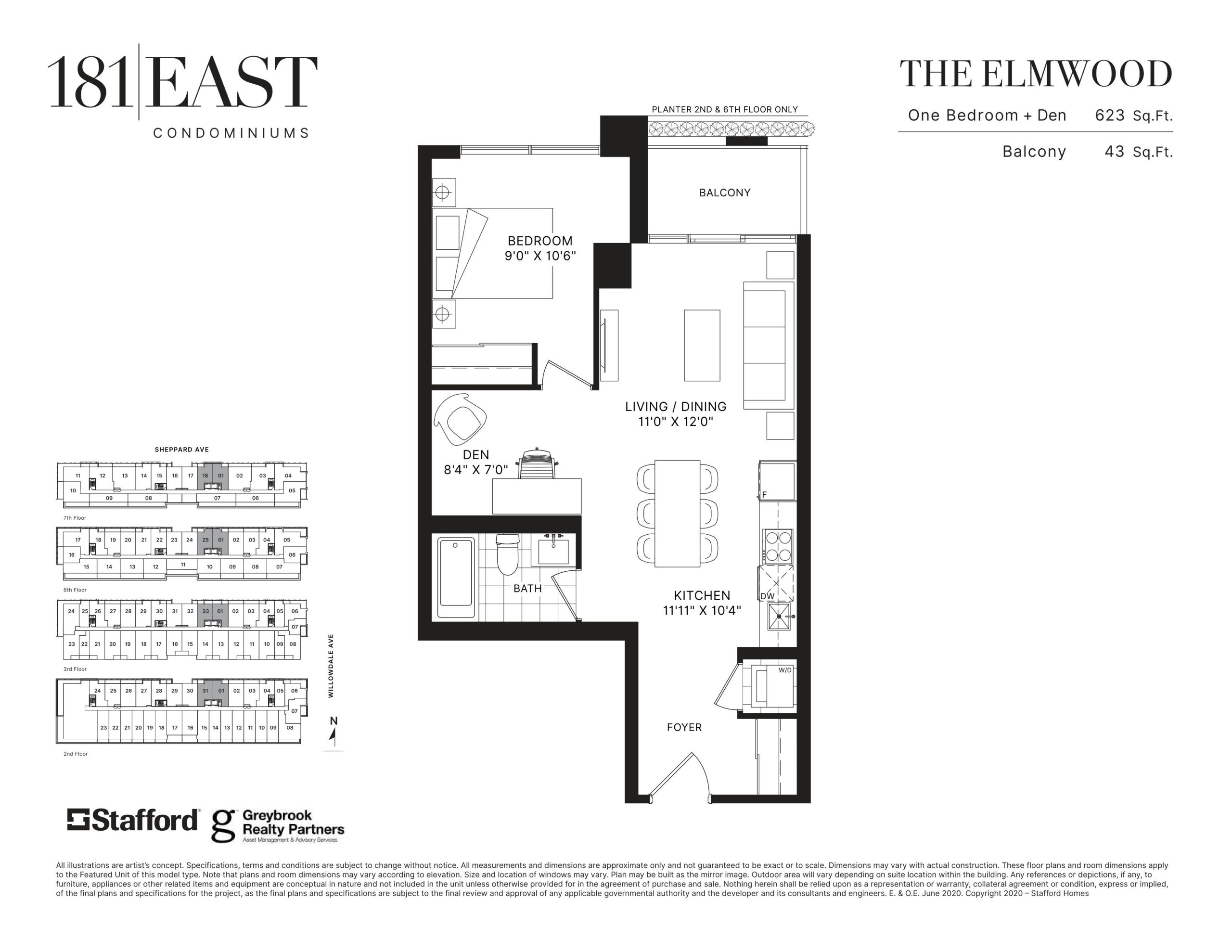 The Elmwood floor plan