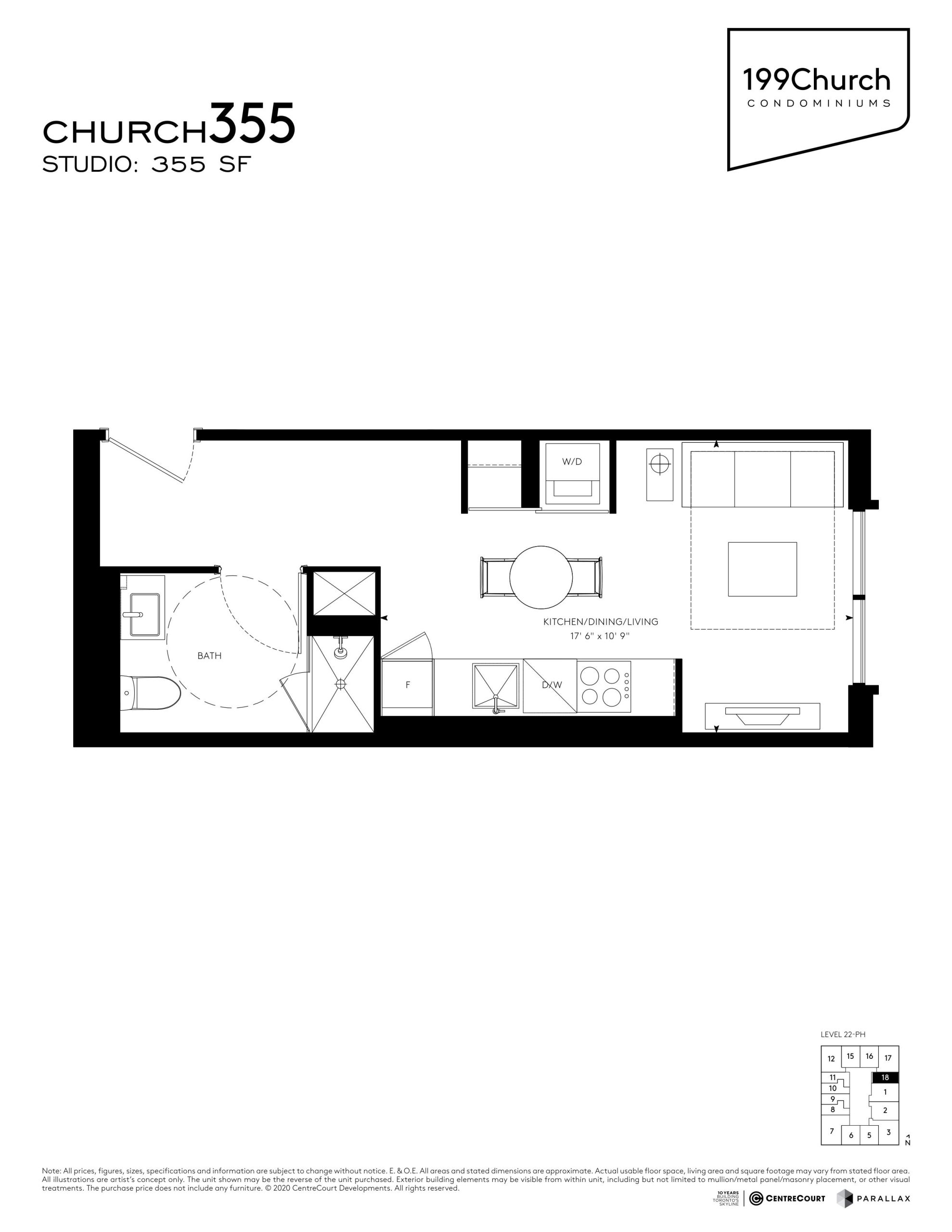 Church 355 floor plan