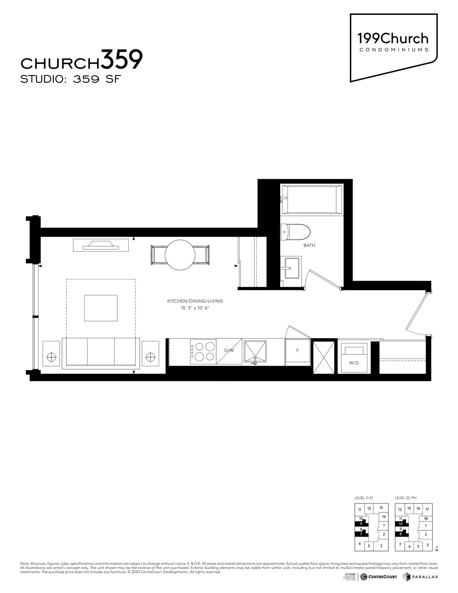 Church 359 floor plan