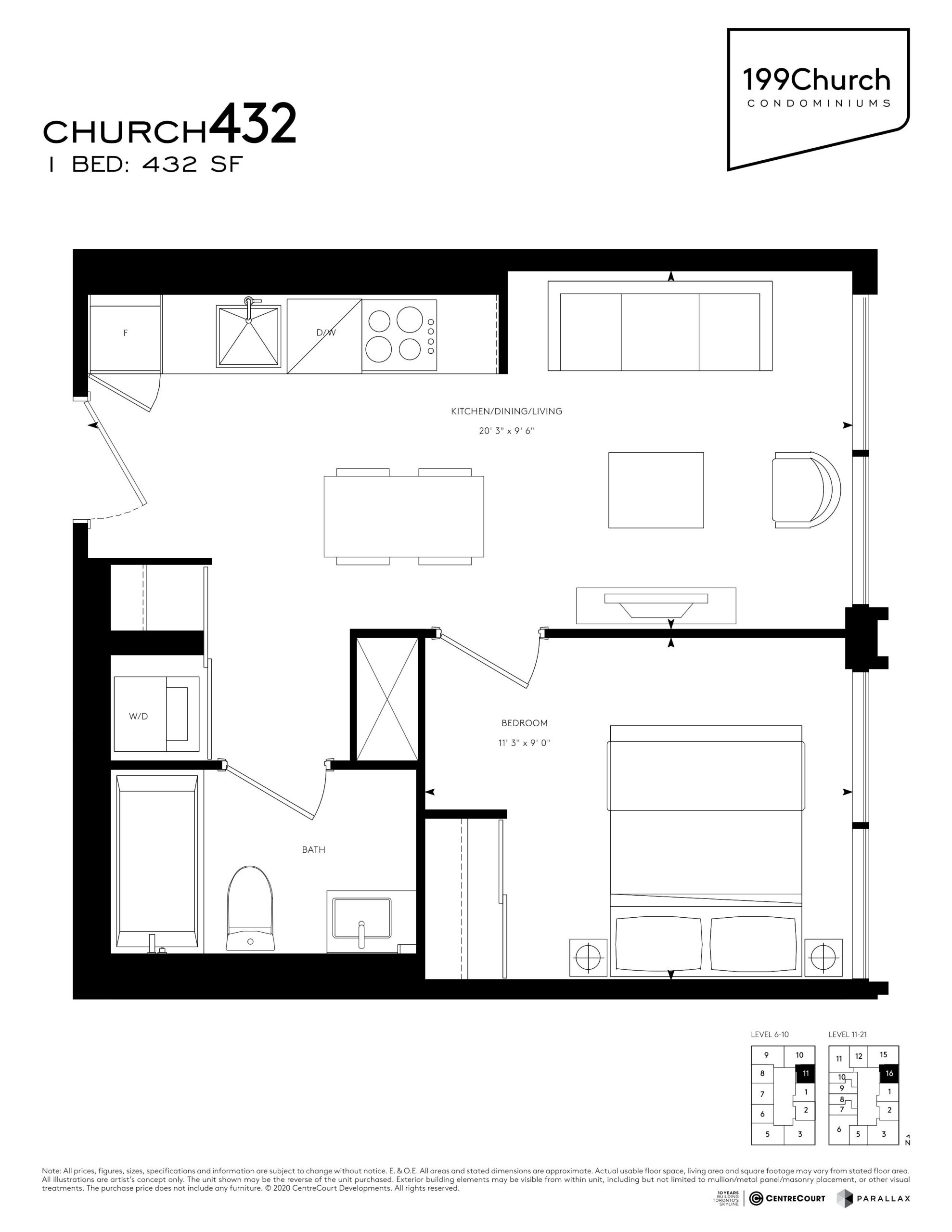 Church 432 floor plan