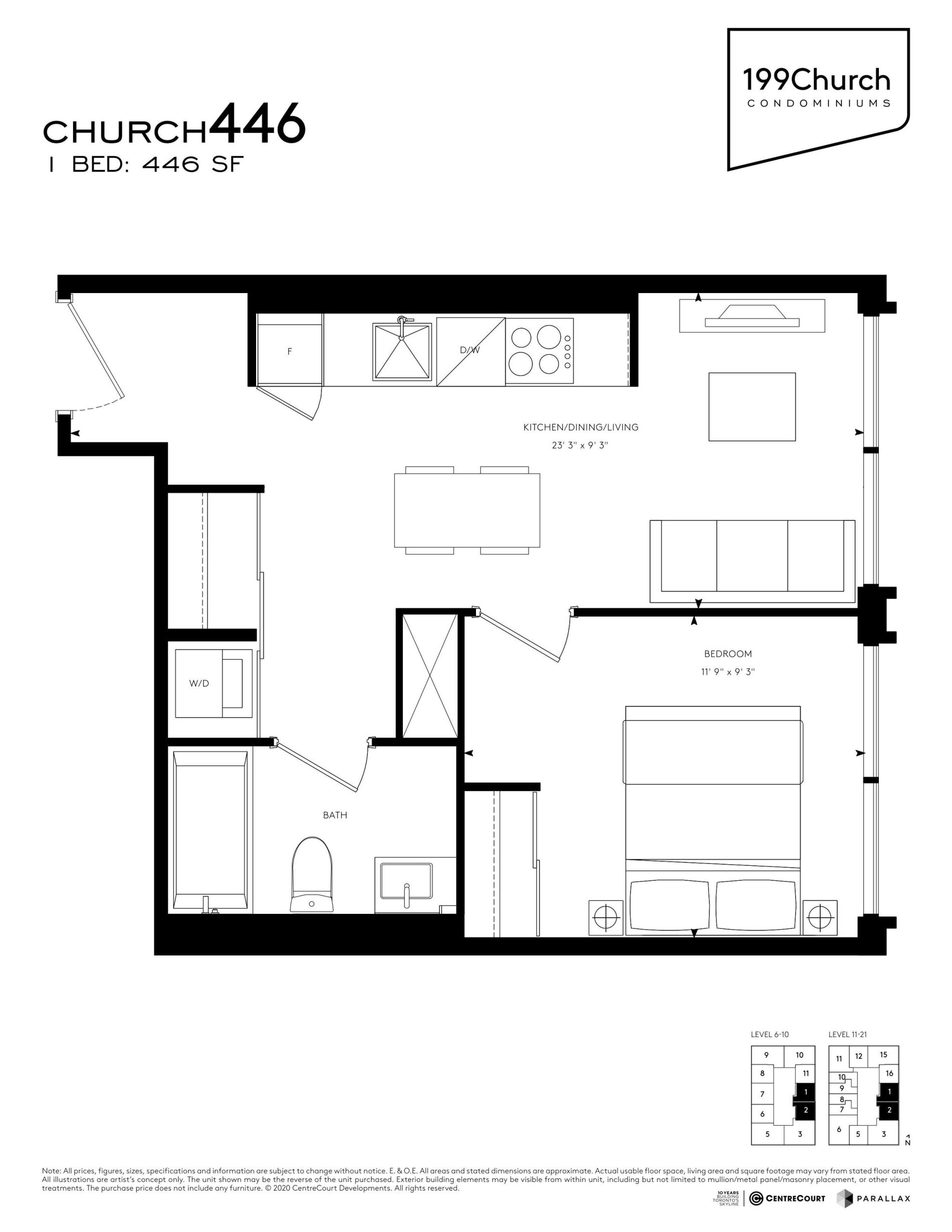 Church 446 floor plan