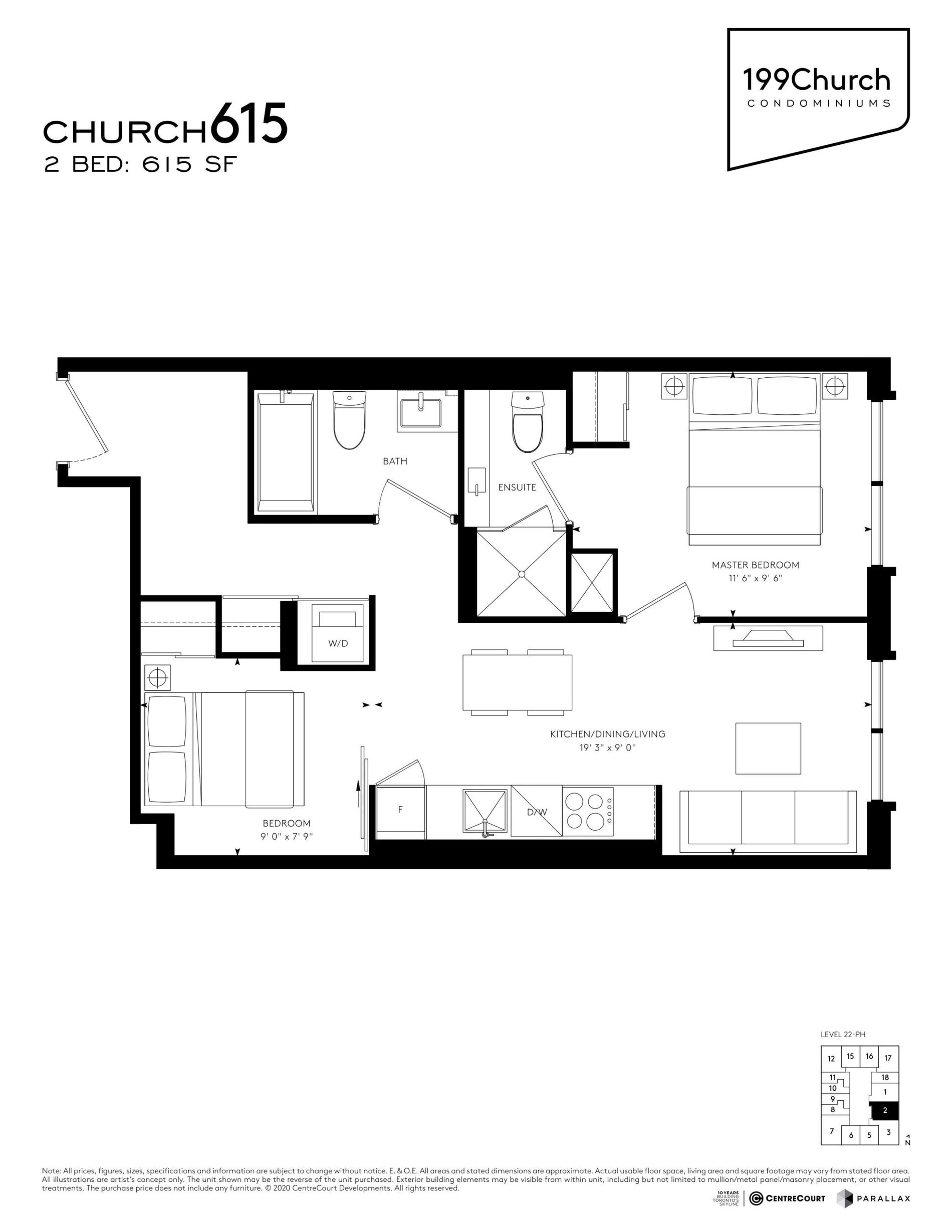Church 615 floor plan