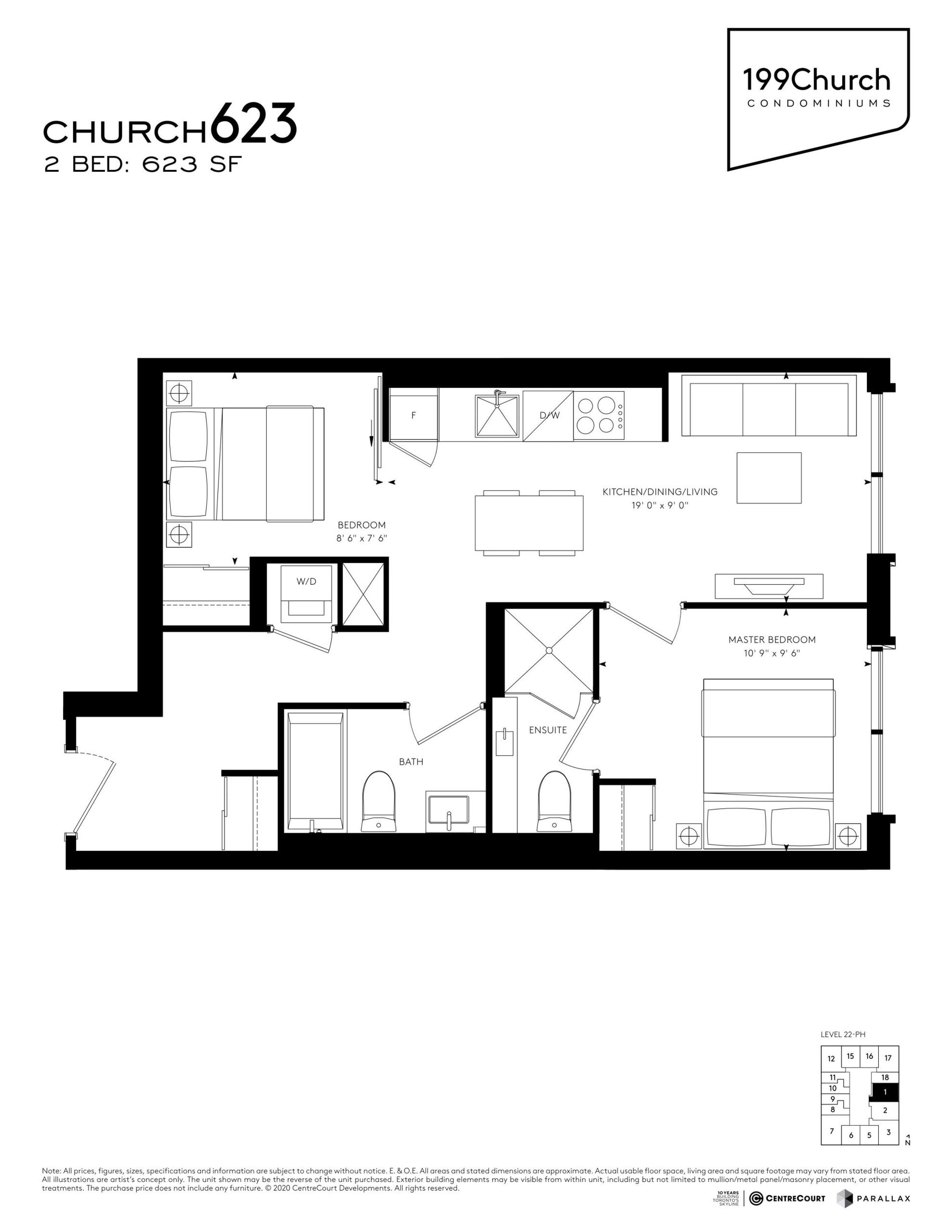 Church 623 floor plan