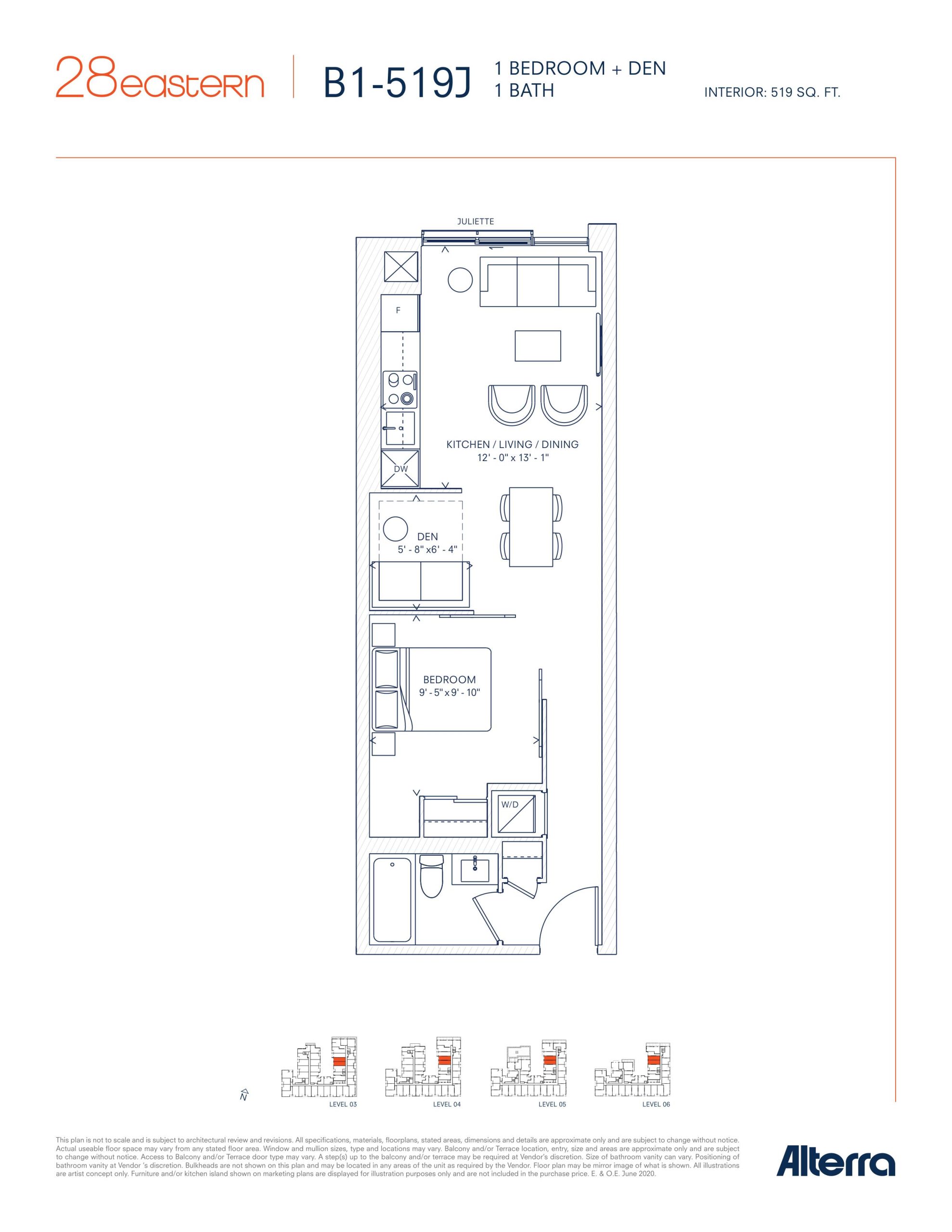 B1-519J floor plan