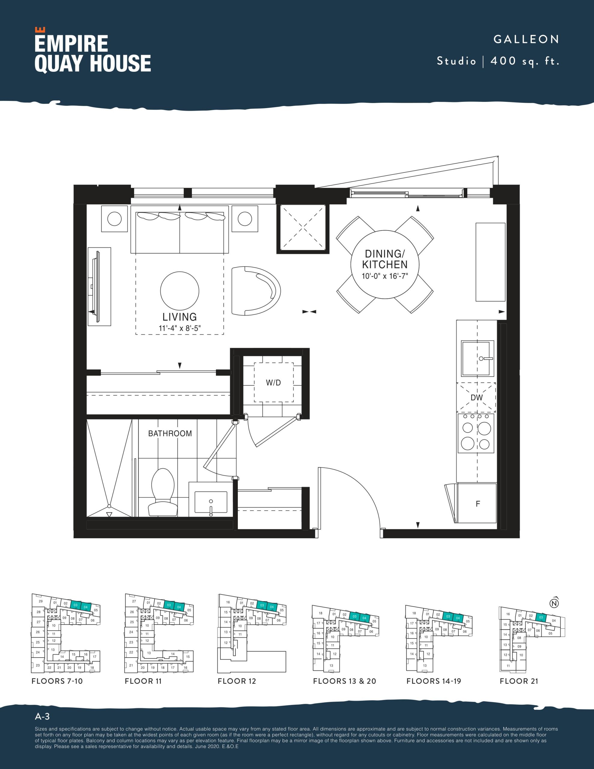 Galleon floor plan