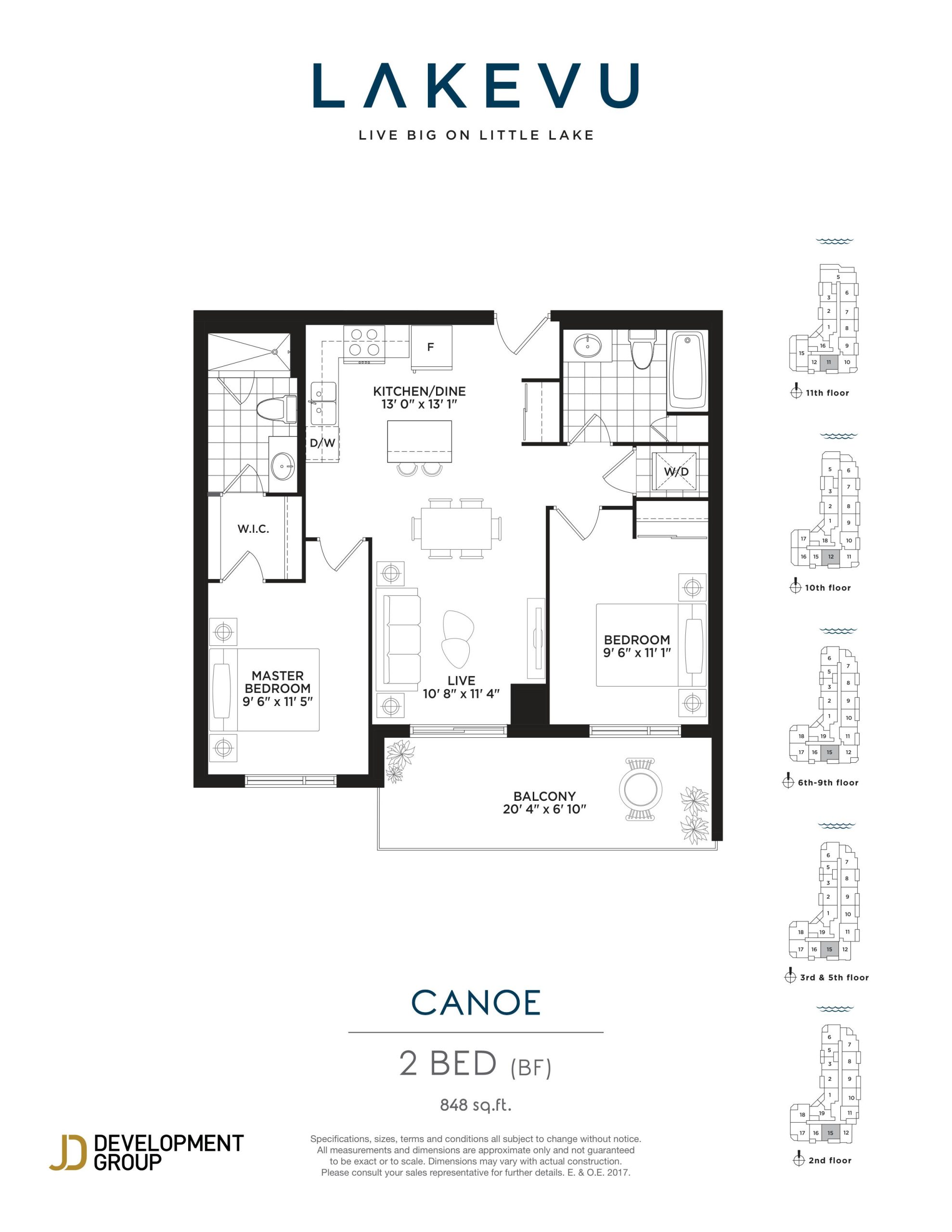 Canoe floor plan