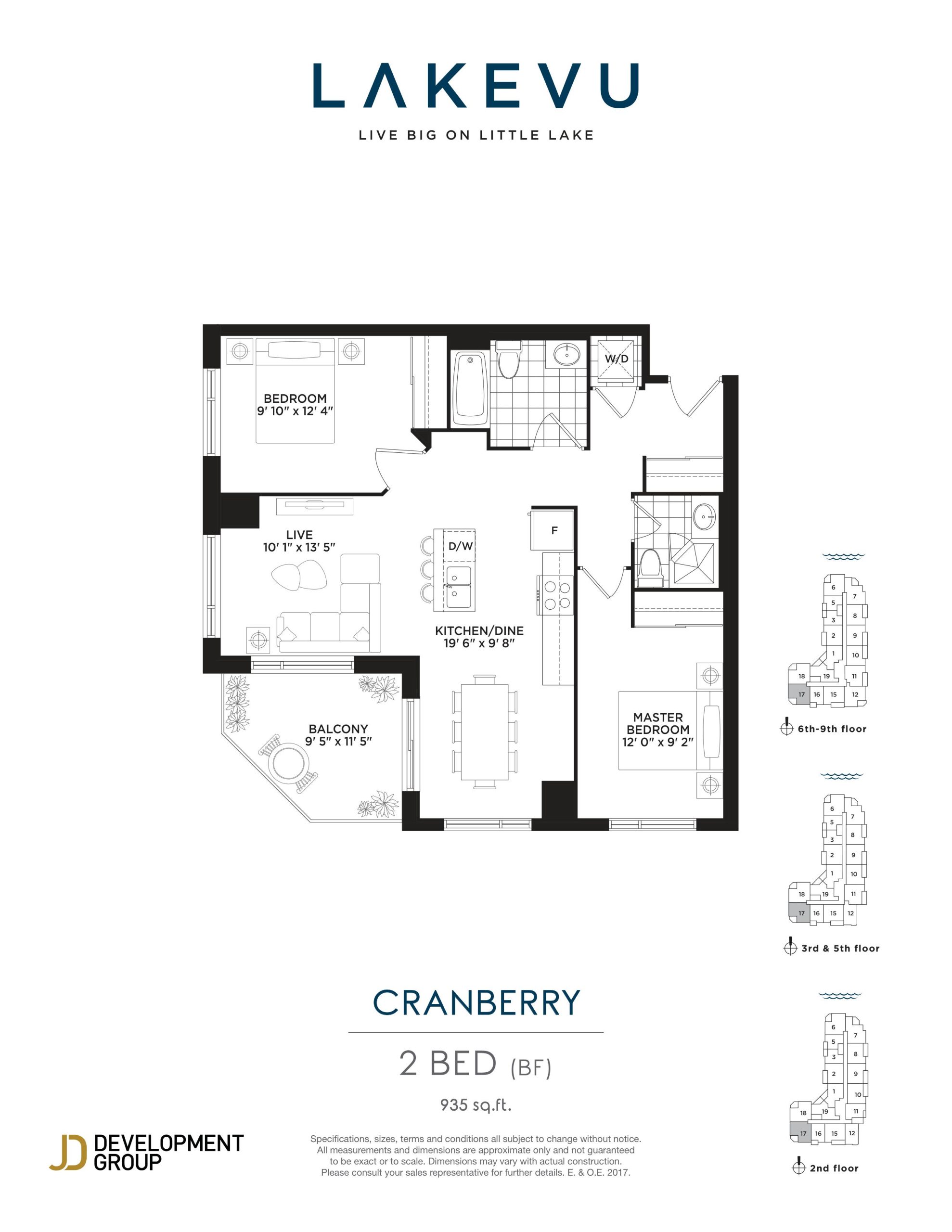 Cranberry floor plan
