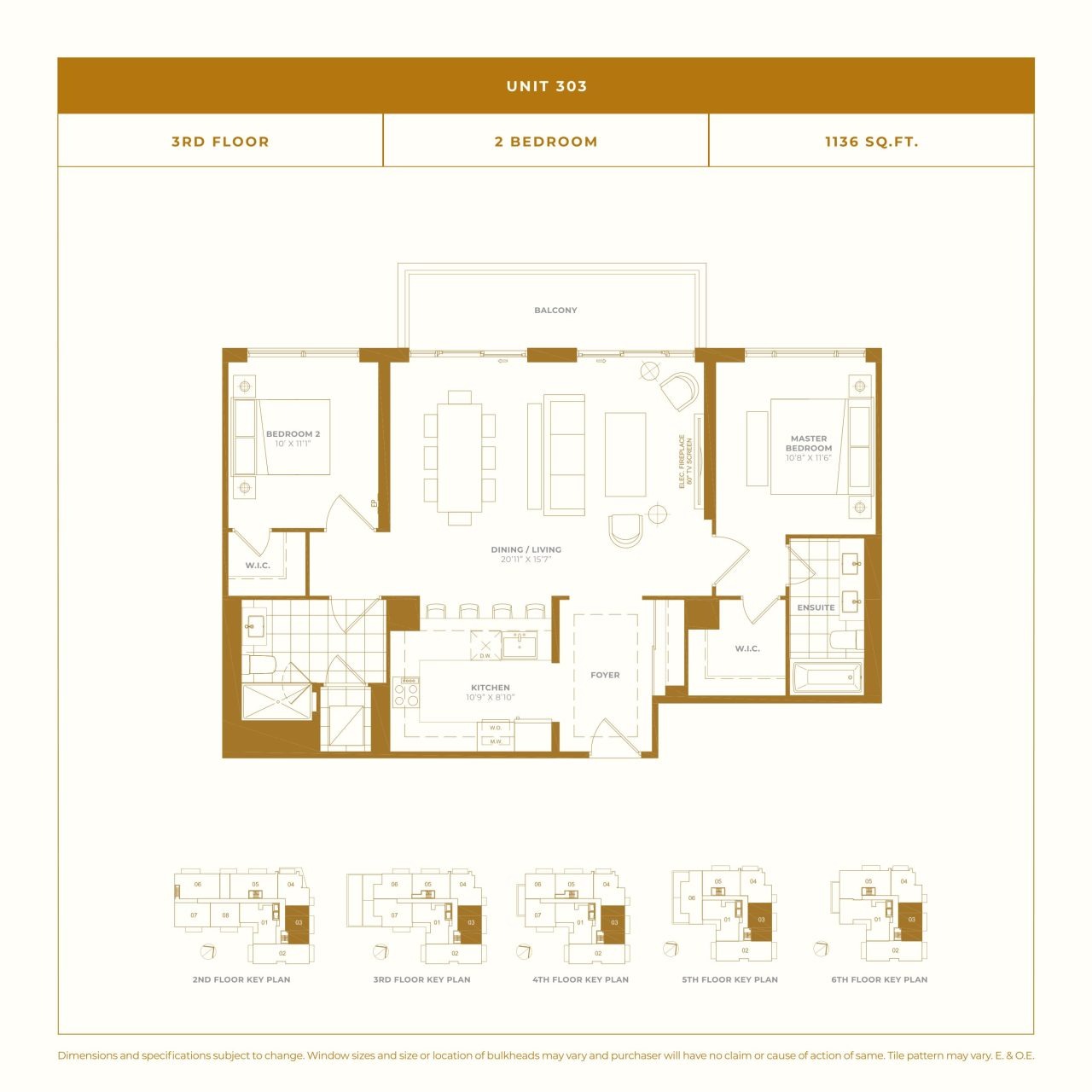 Unit 303 floor plan