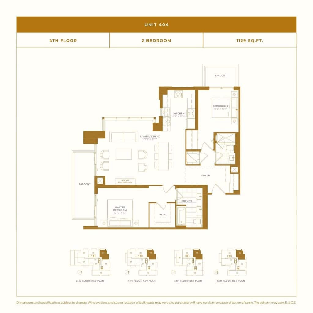 Unit 404 floor plan