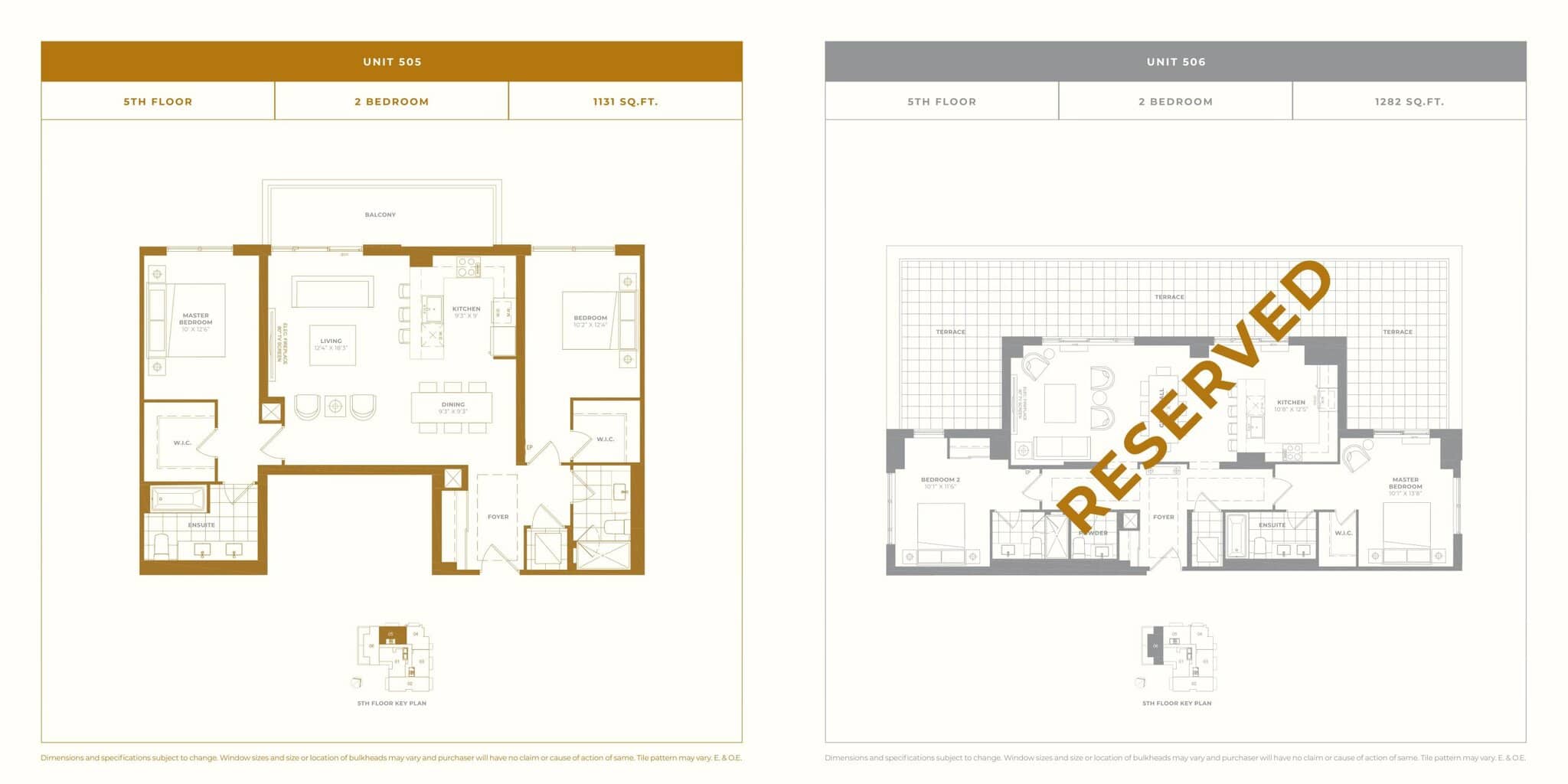 Unit 505 floor plan