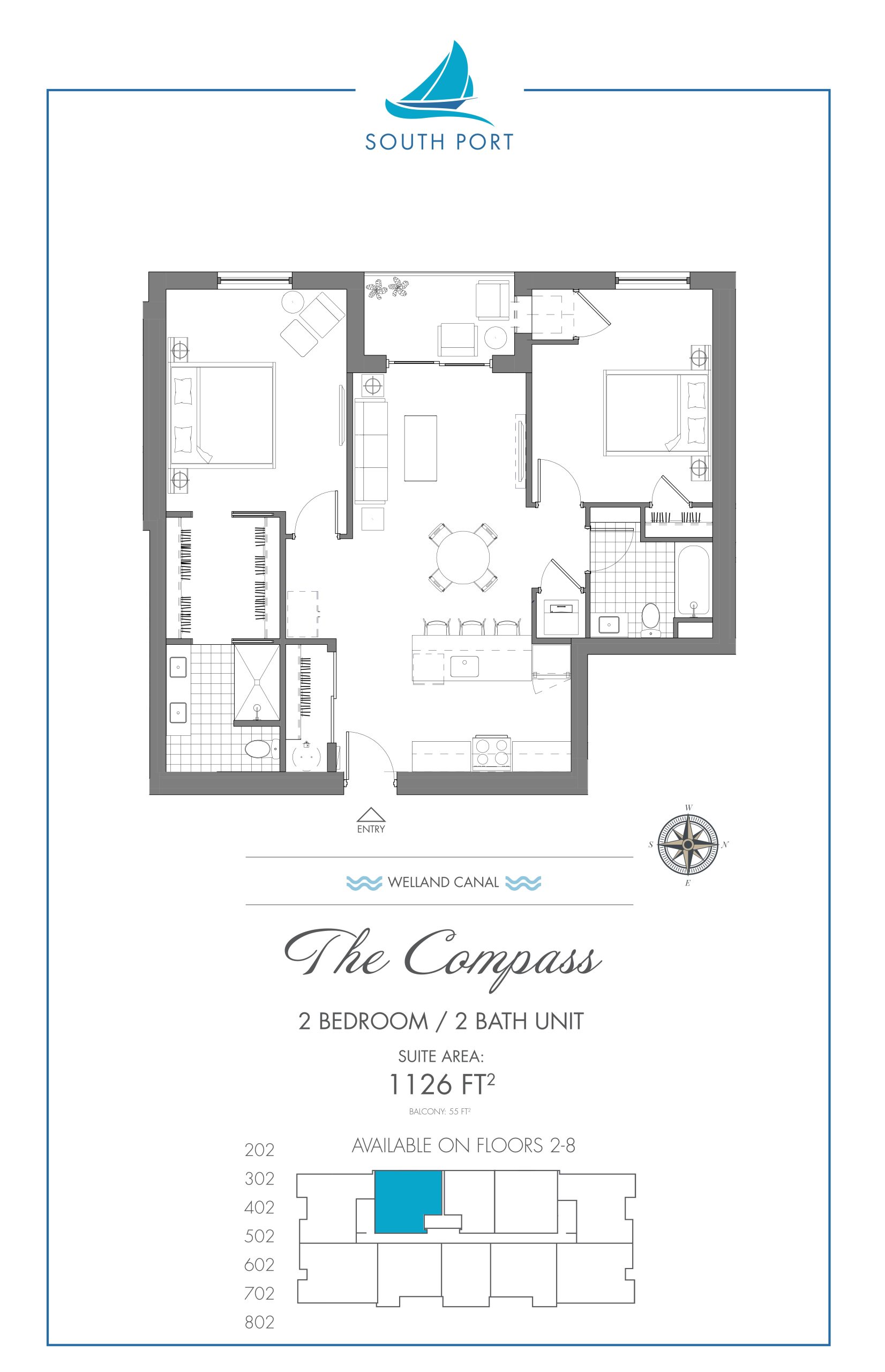 The Compass floor plan