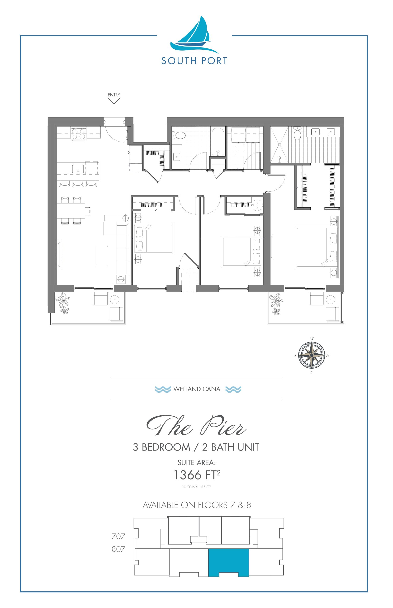 The Pier floor plan