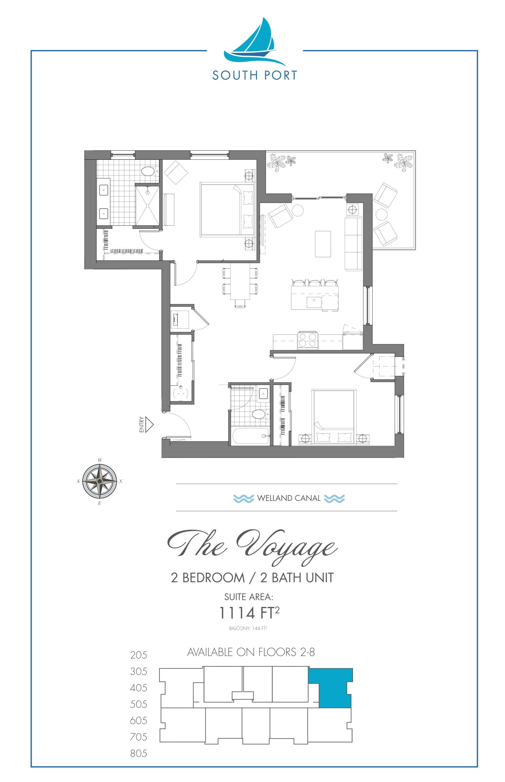 The Voyage floor plan