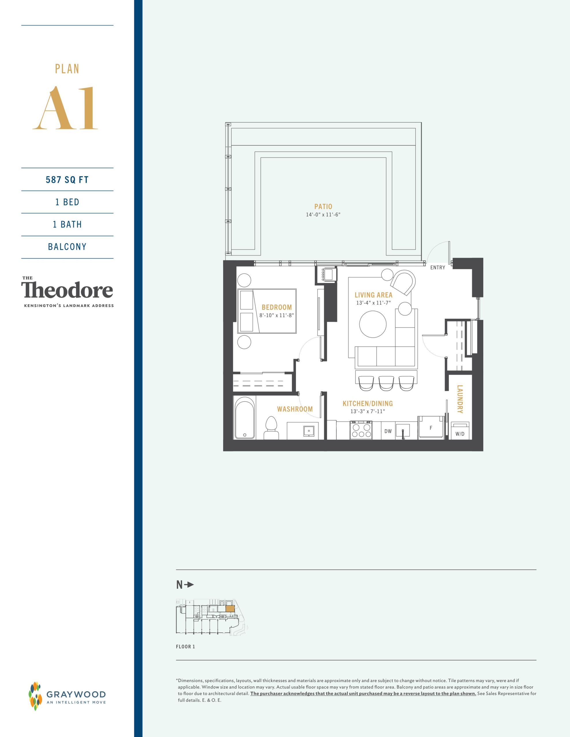 Plan A1 floor plan