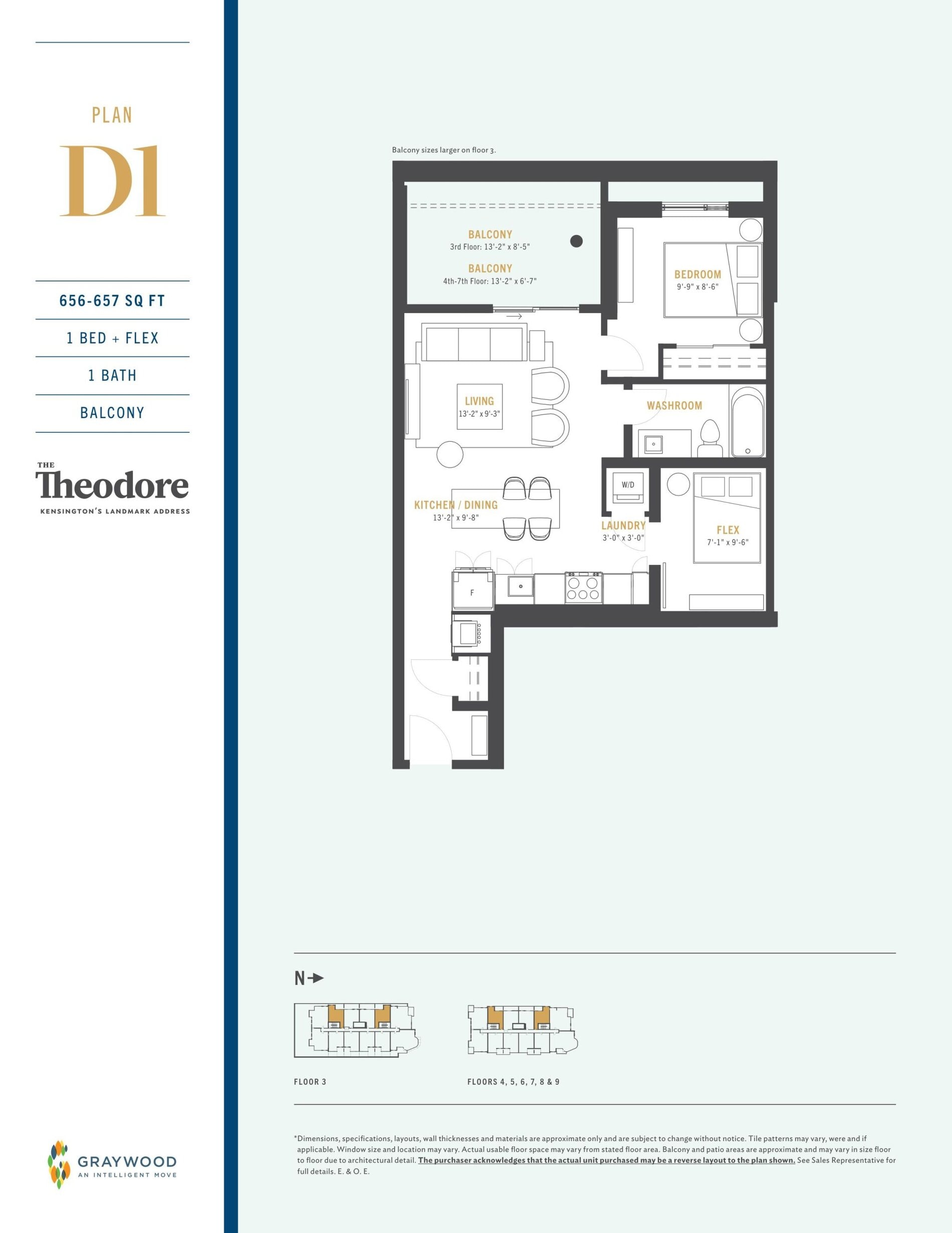 Plan D1 floor plan