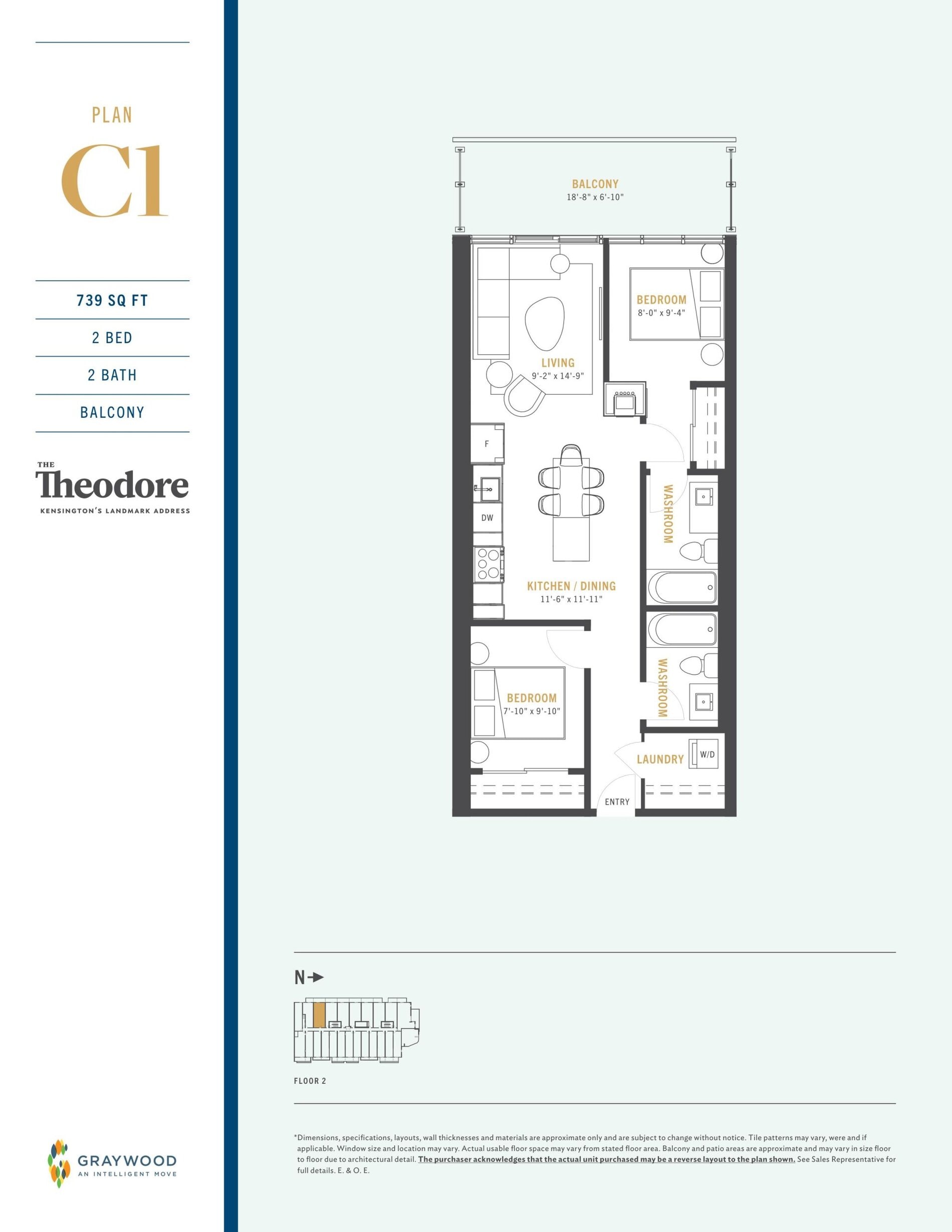 Plan C1 floor plan