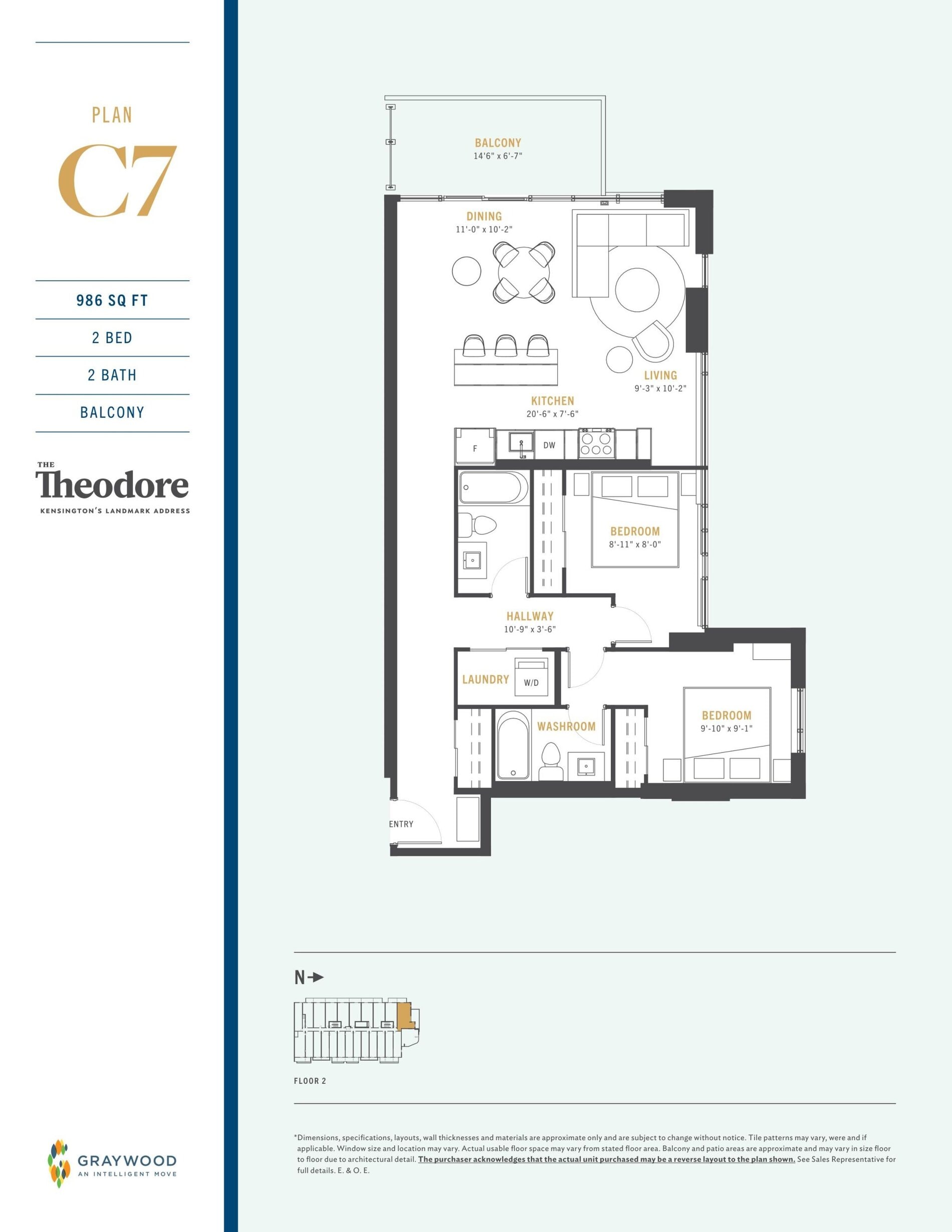 Plan C7 floor plan