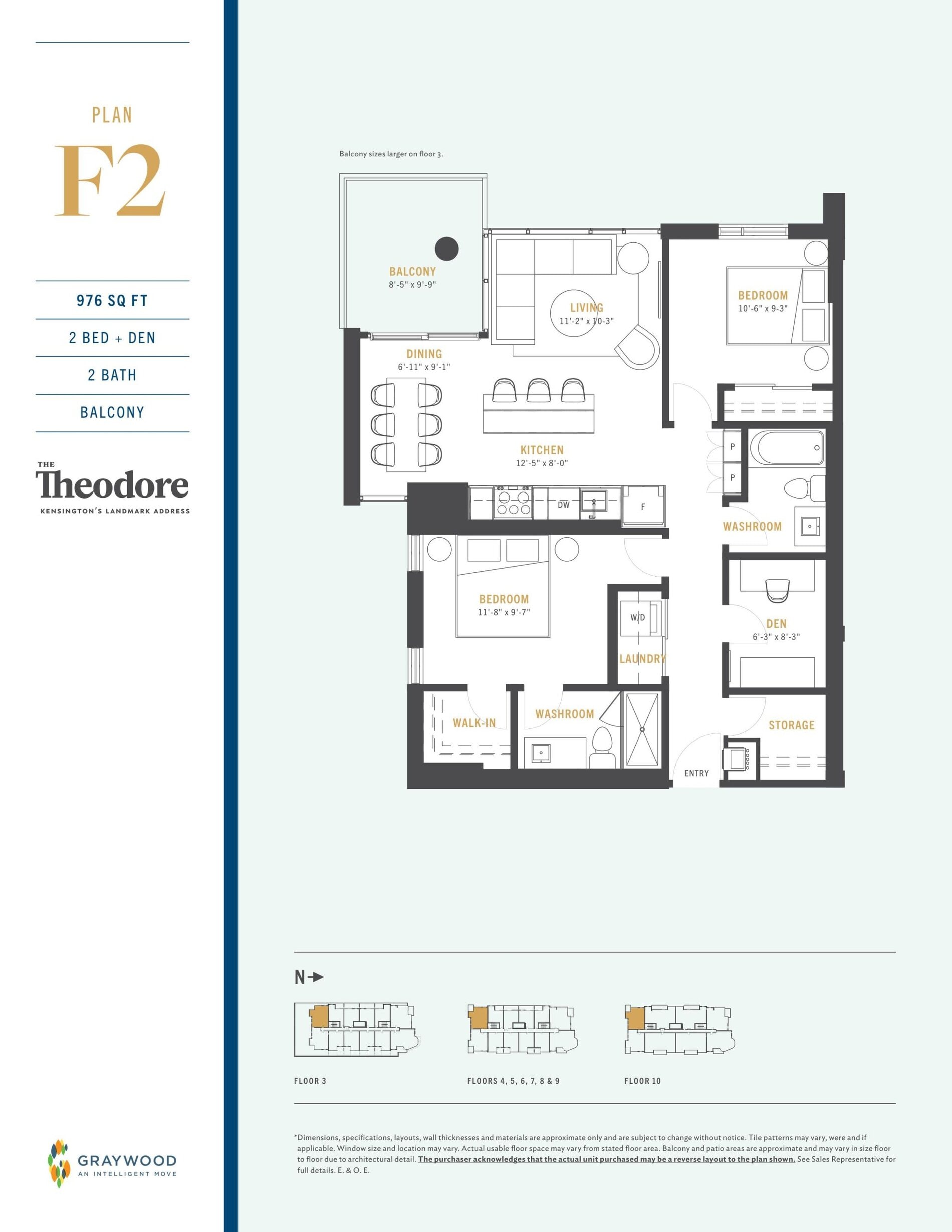 Plan F2 floor plan