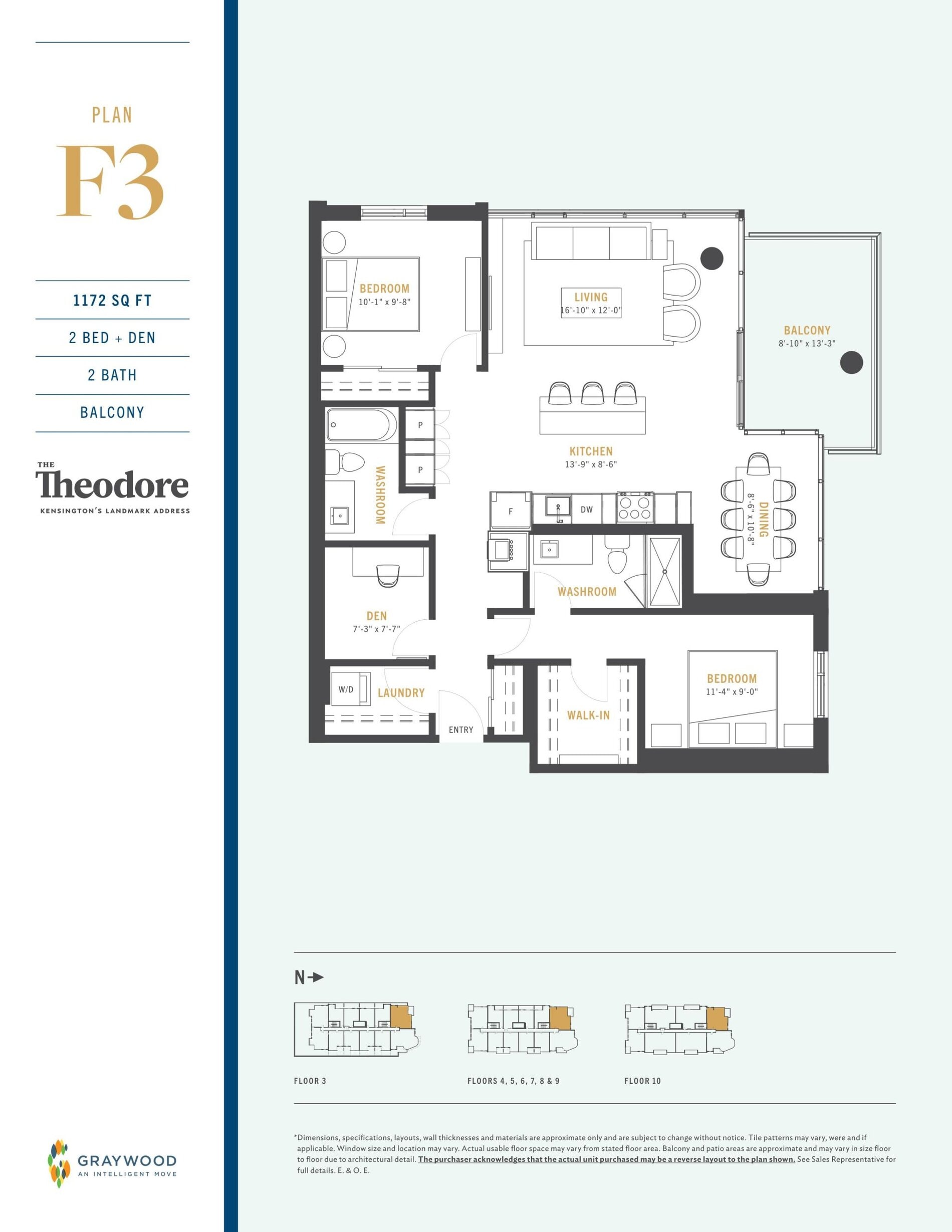Plan F3 floor plan
