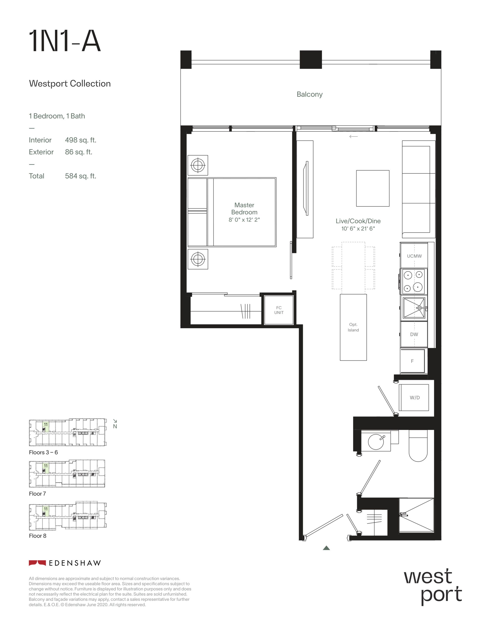1N1-A - Westport Collection floor plan