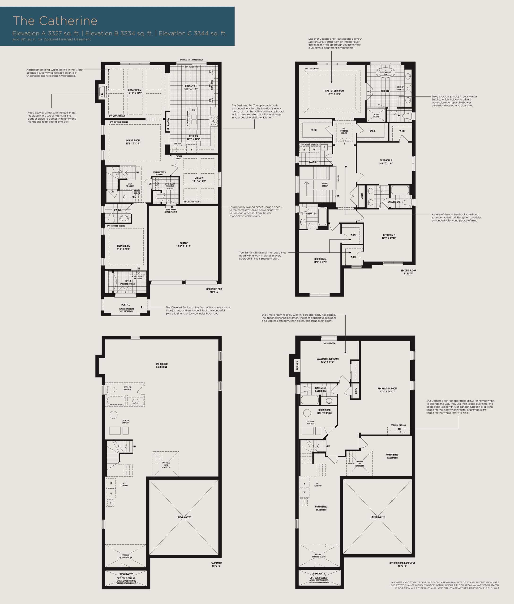 The Catherine floor plan
