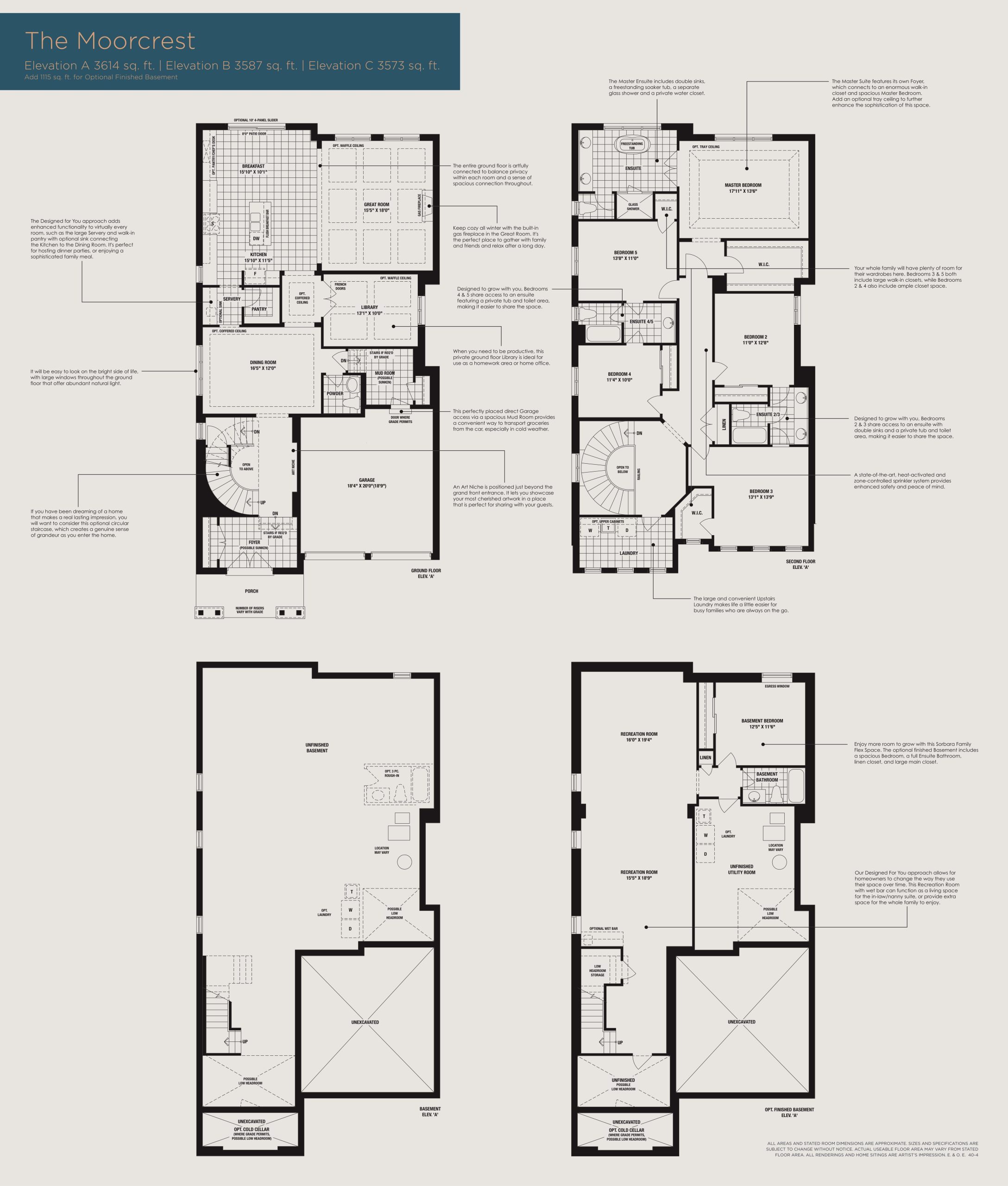 The Moorcrest floor plan
