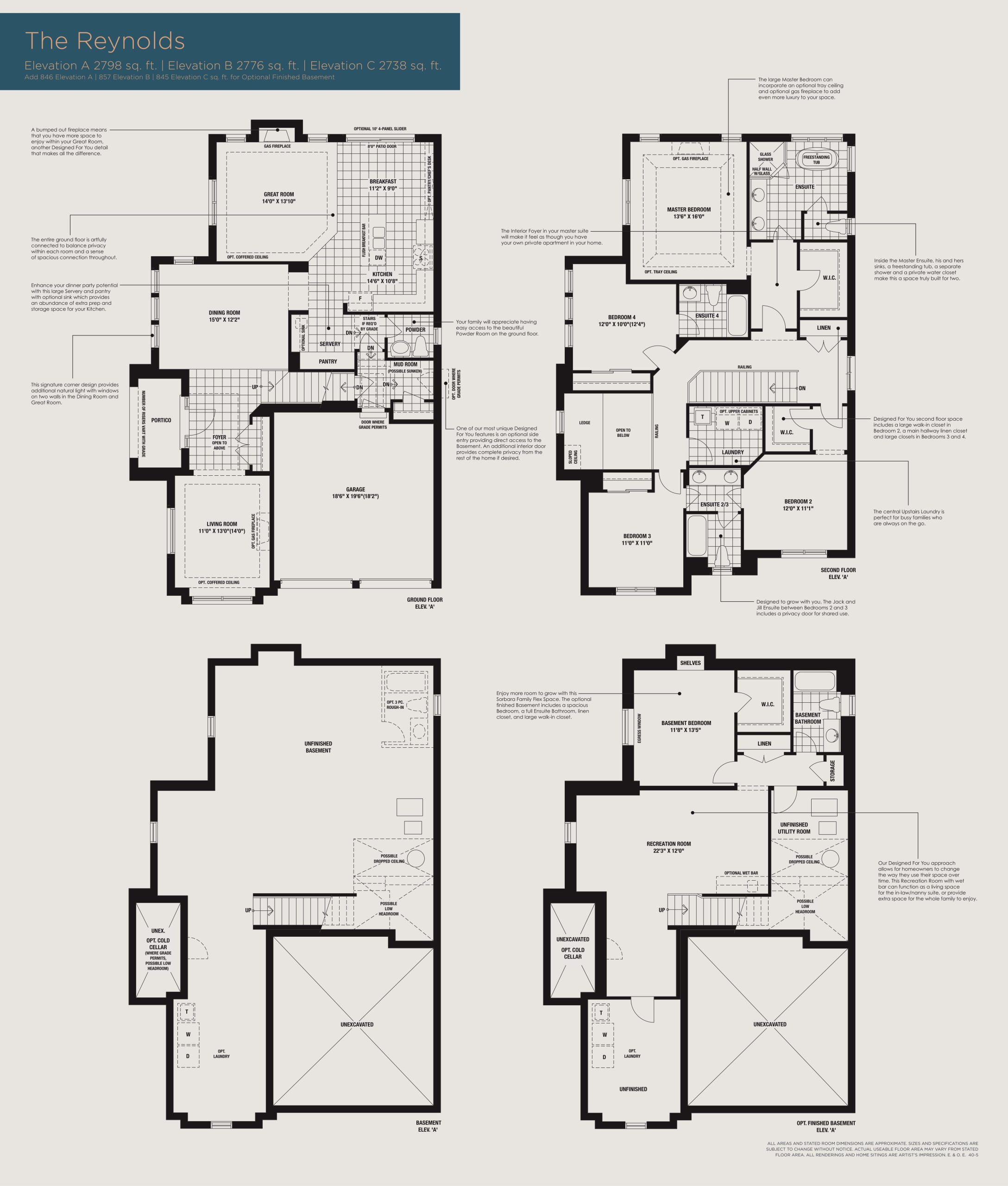 The Reynolds floor plan