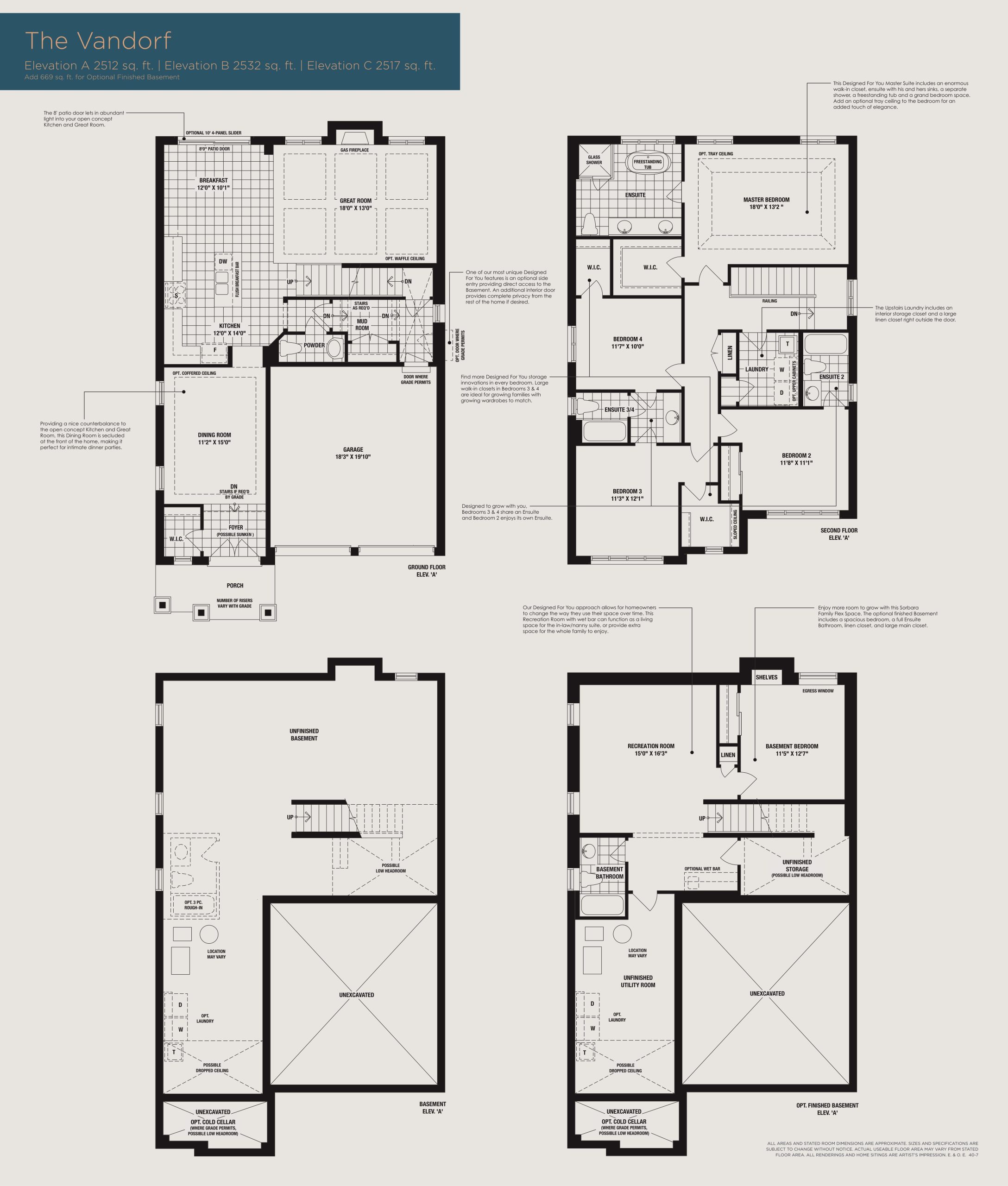 The Vandorf floor plan