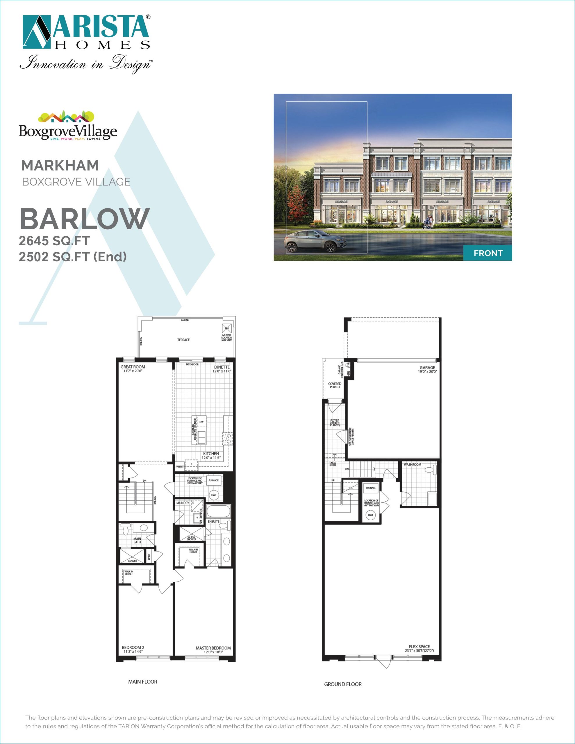 Barlow floor plan