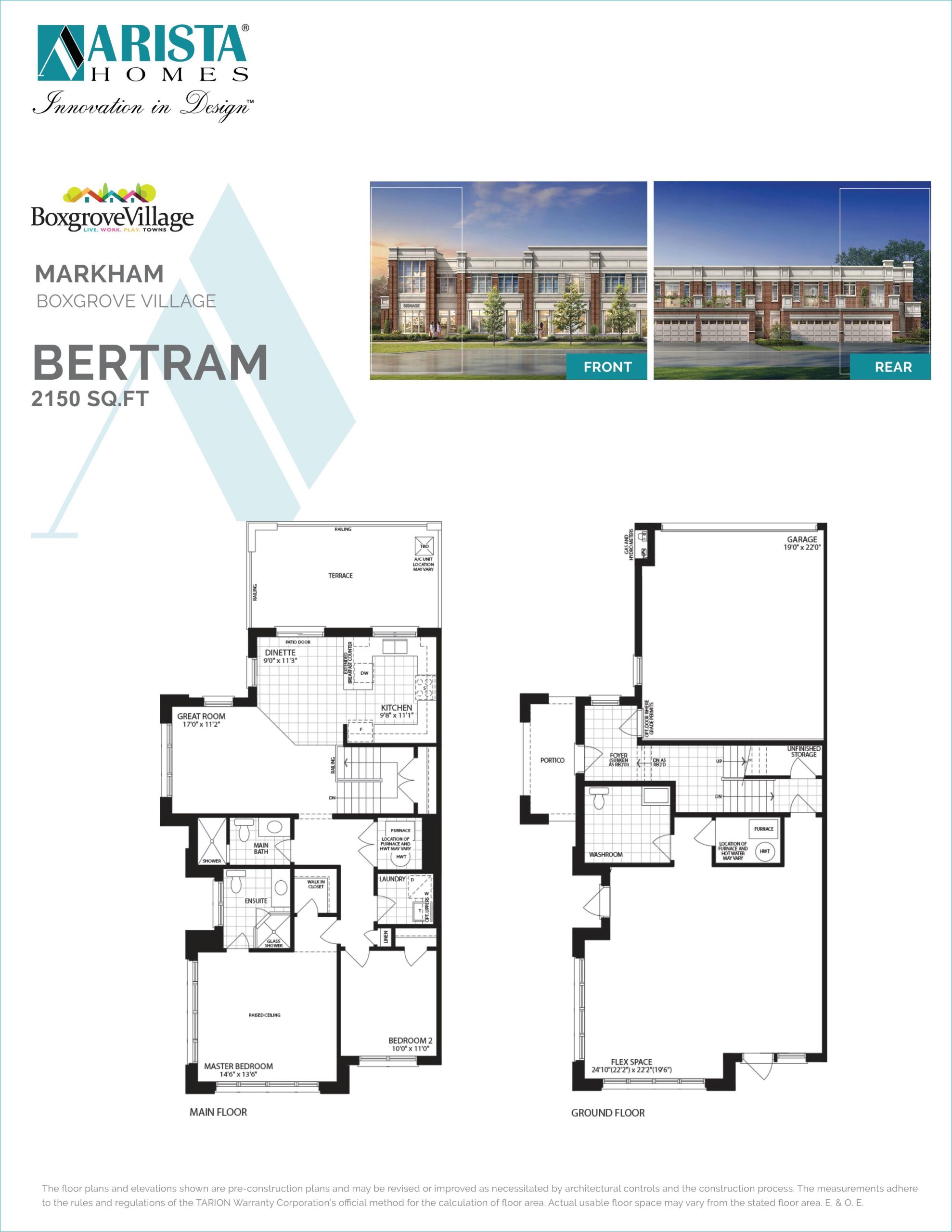 Bertram floor plan