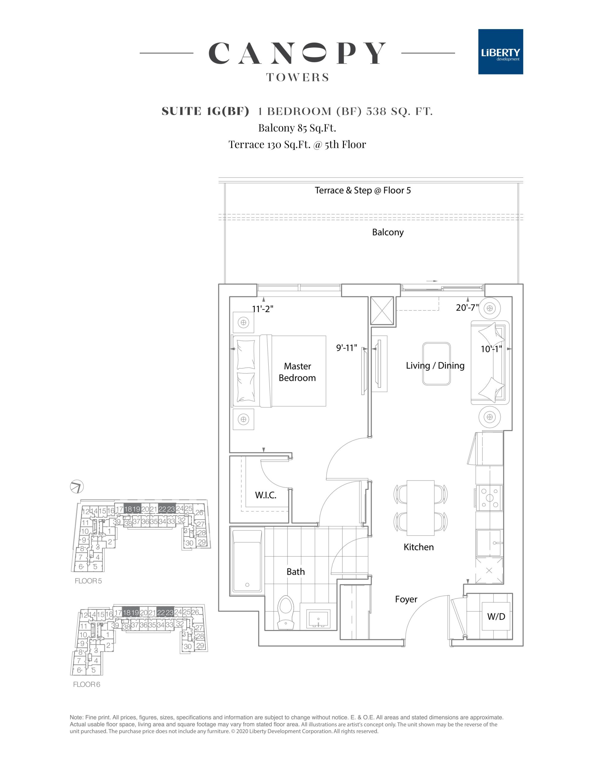 Suite 1G(BF) floor plan