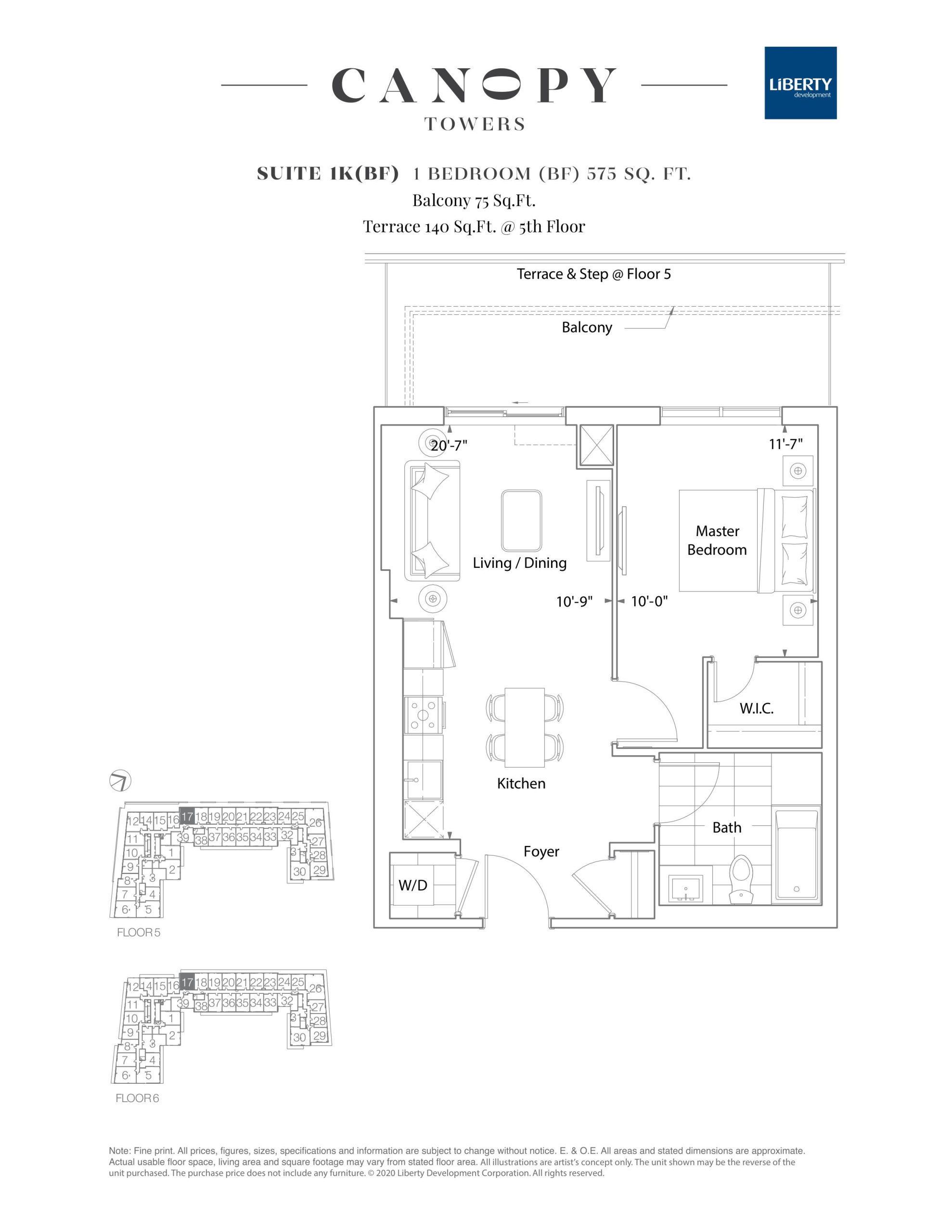 Suite 1K(BF) floor plan
