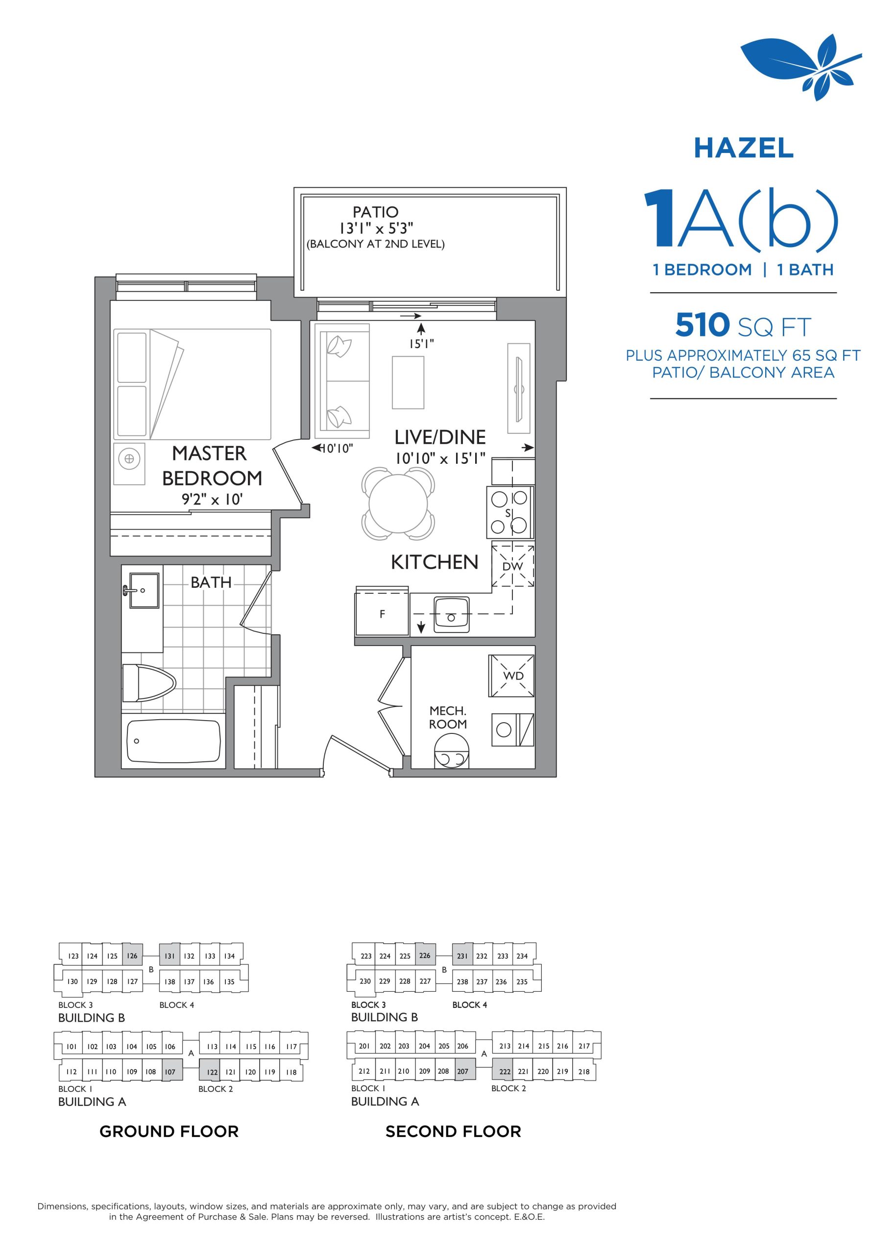 Hazel - 1A(b) floor plan
