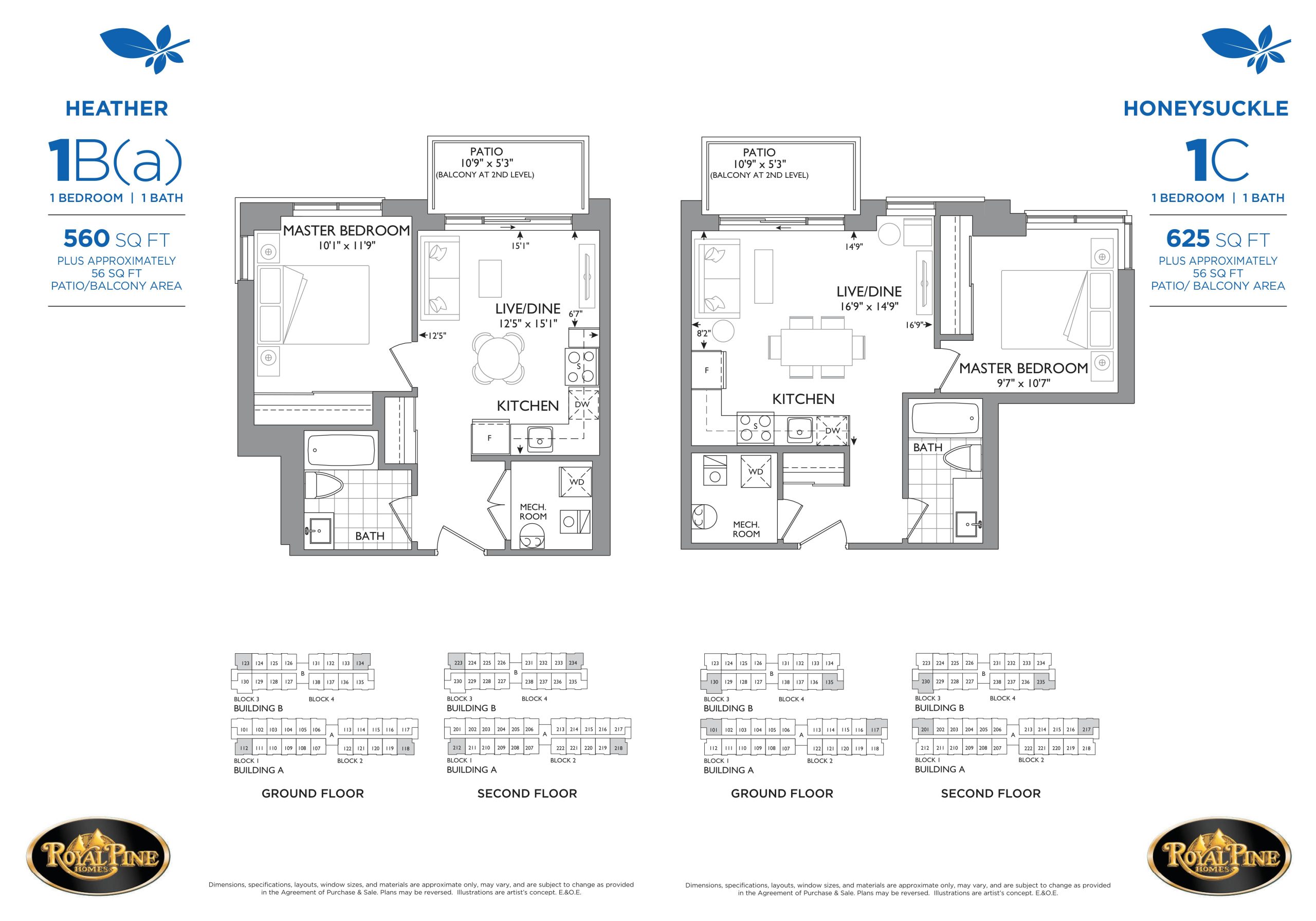 Heather - 1B(a) floor plan
