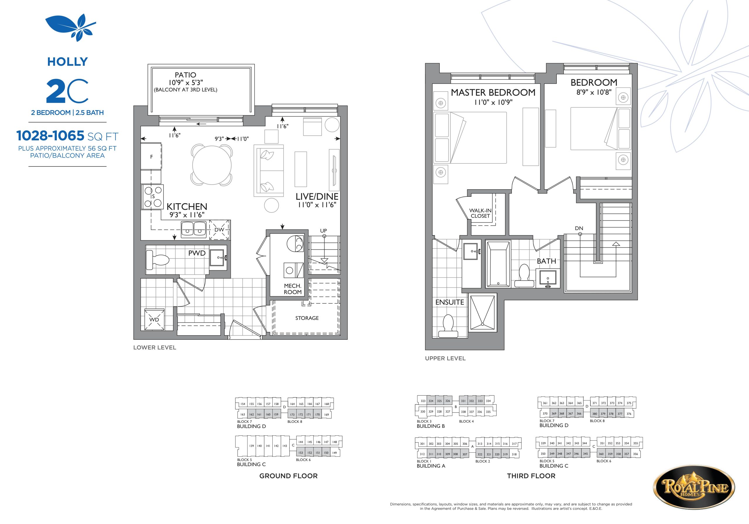 Holly - 2C floor plan