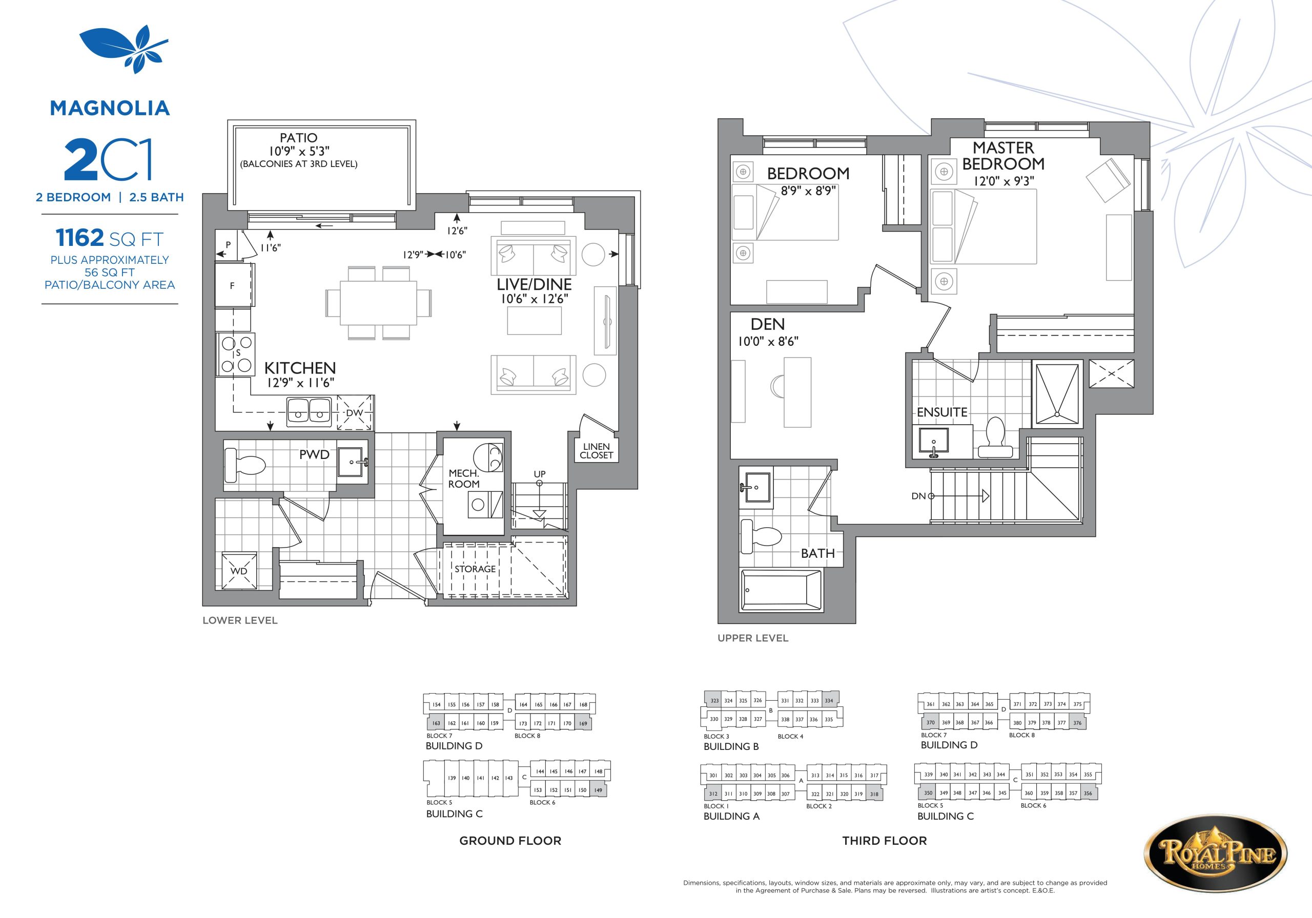 Magnolia - 2C1 floor plan