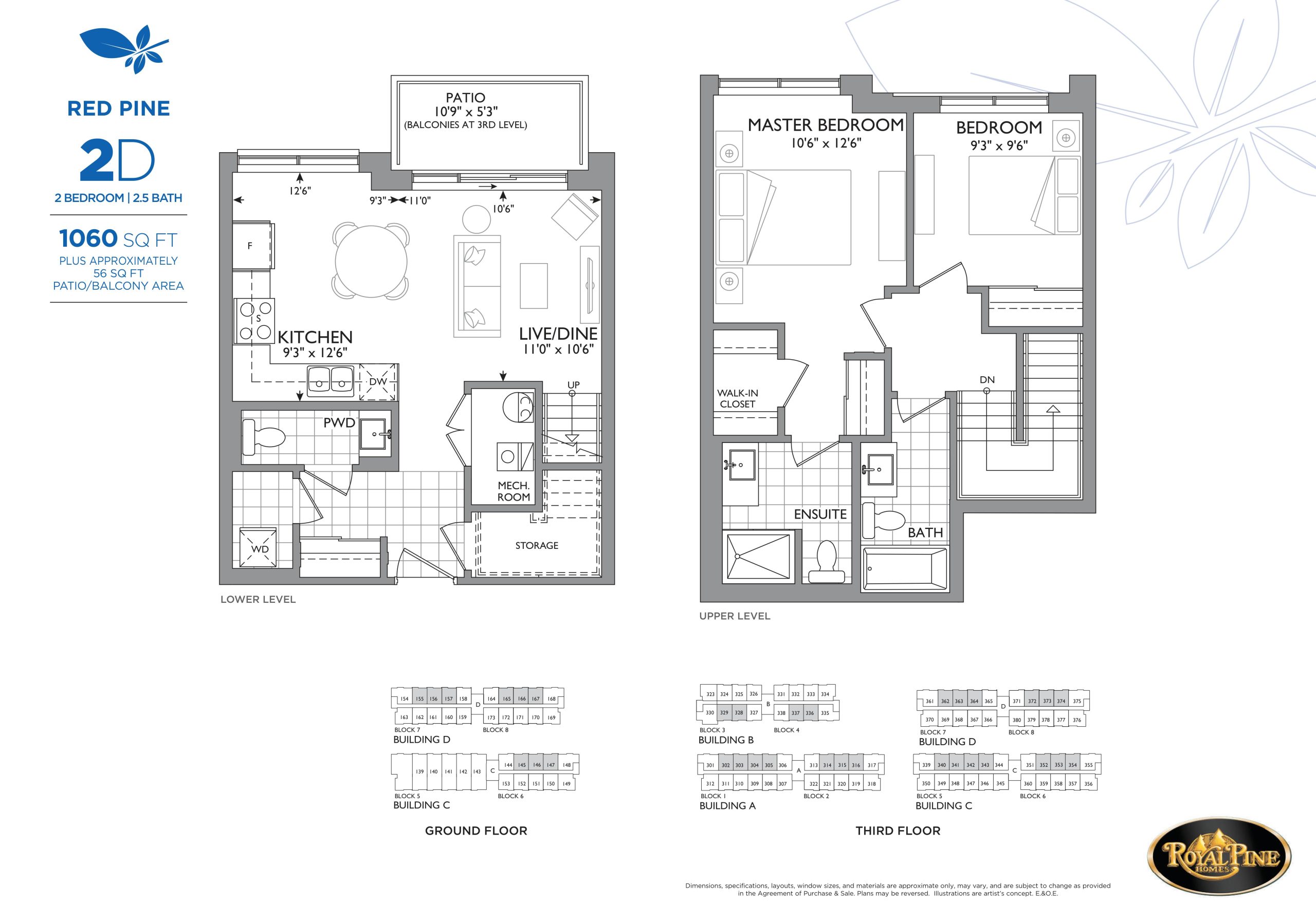 Red Pine - 2D floor plan